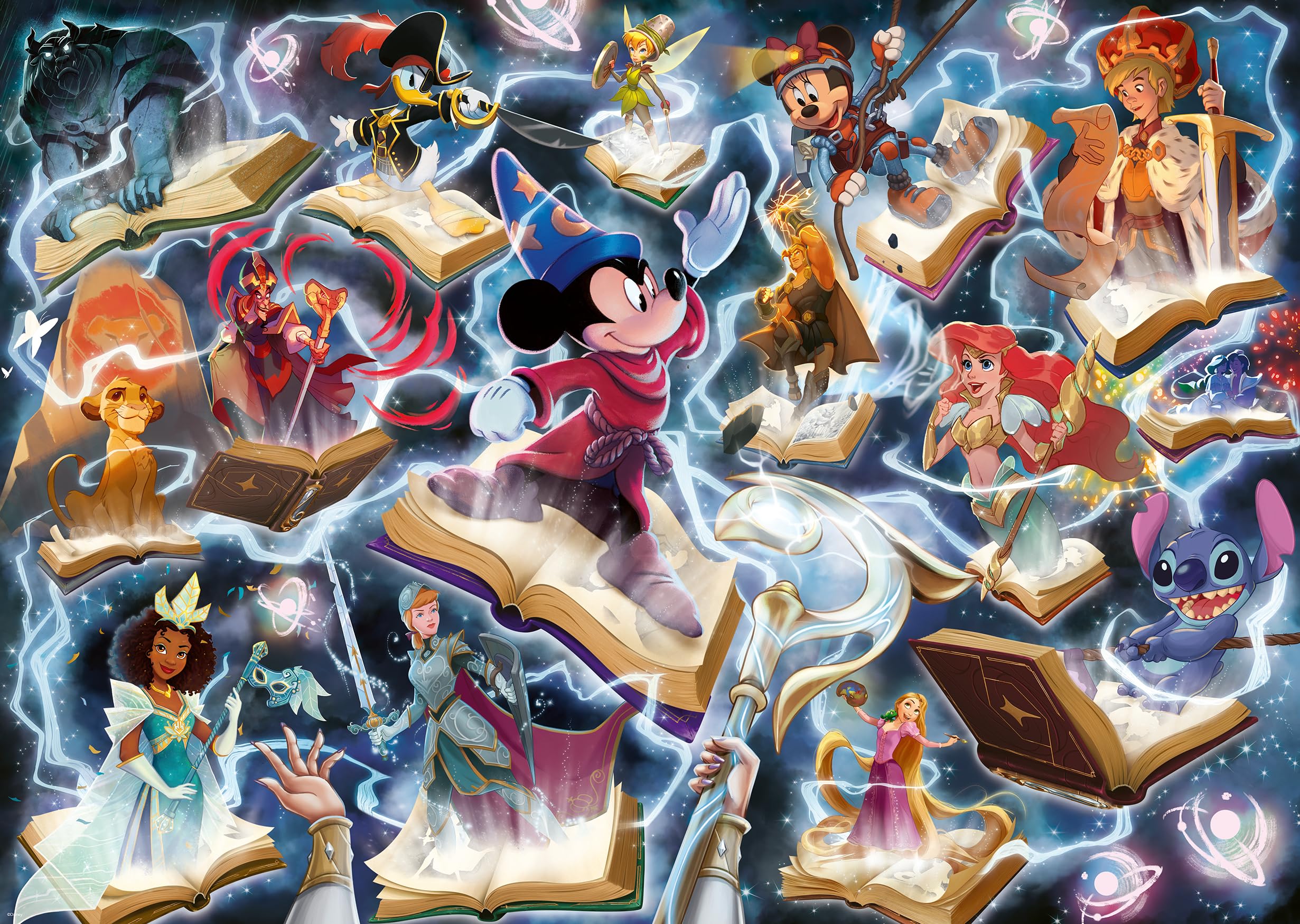 Ravensburger Disney Lorcana Glimmers of the Realm: Steel 1000 Piece Jigsaw Puzzle