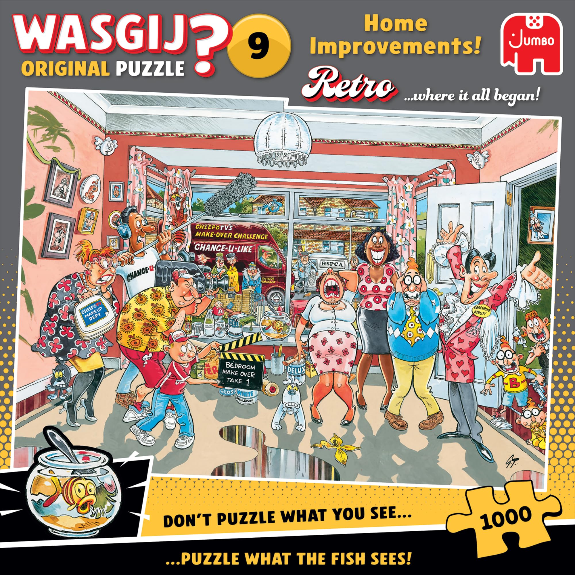 Wasgij Retro Original 9: Home Improvements - 1000 Piece Puzzle for Adults