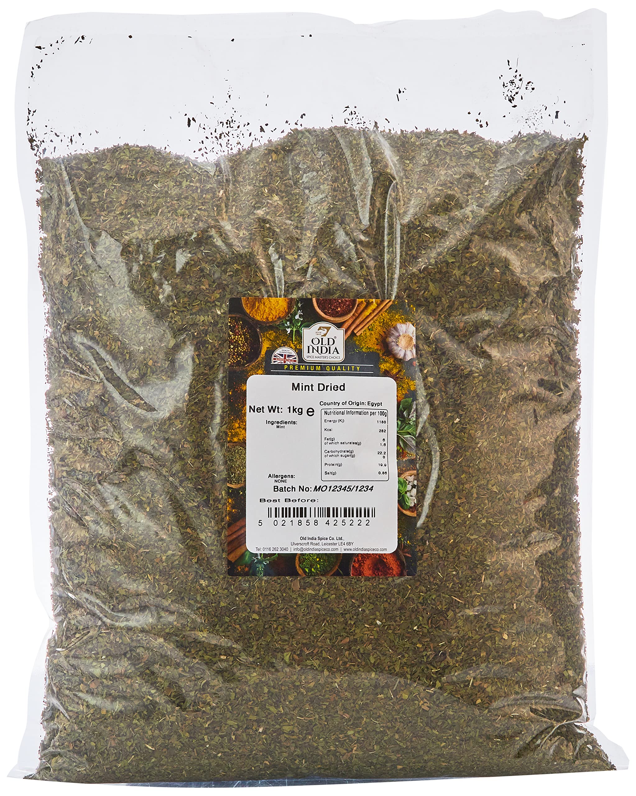 Old India Mint Getrocknet 1 Kg