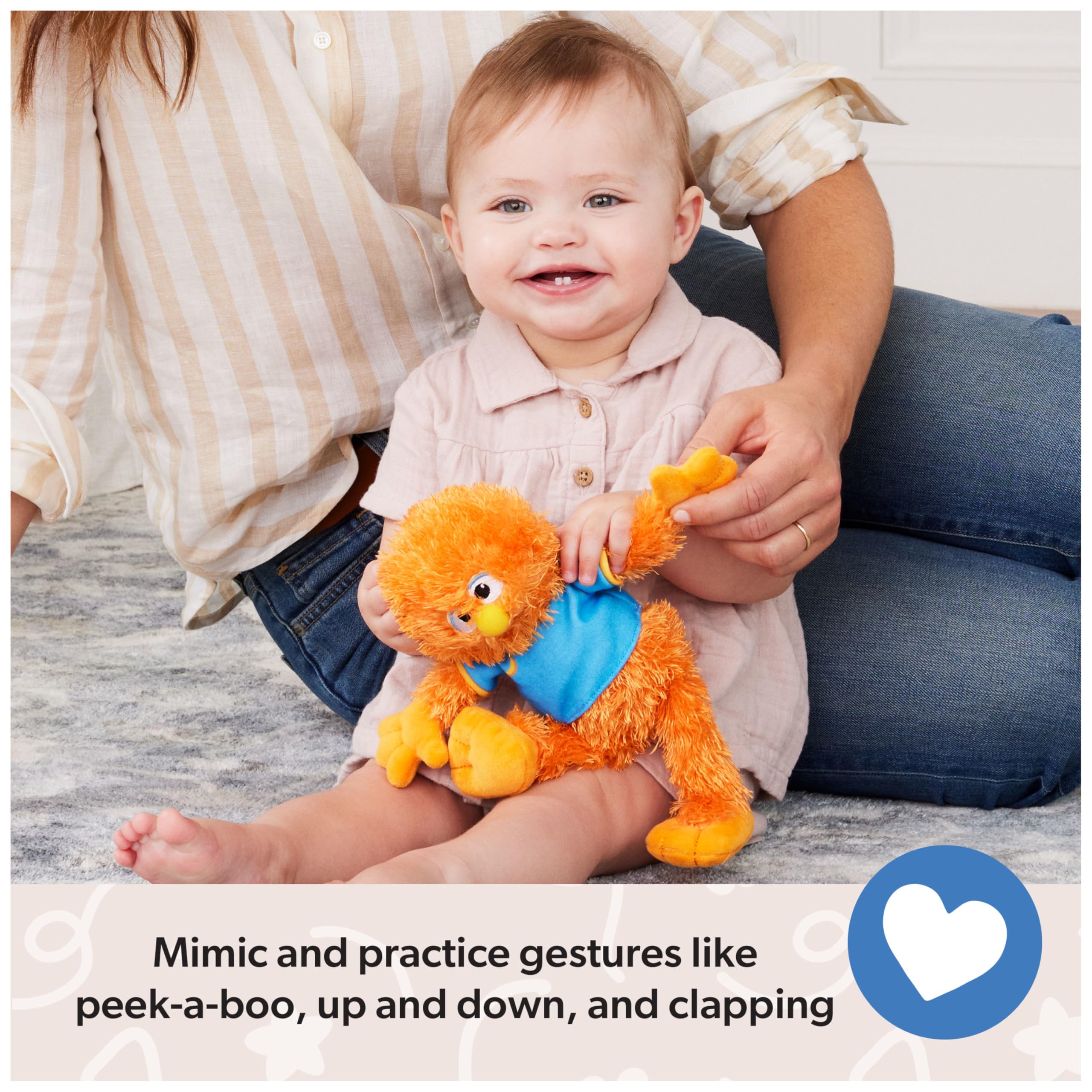 Herbie Cuddle & Comfort Friend Doll - Soft Plush Toy for Babies 6M+ 9