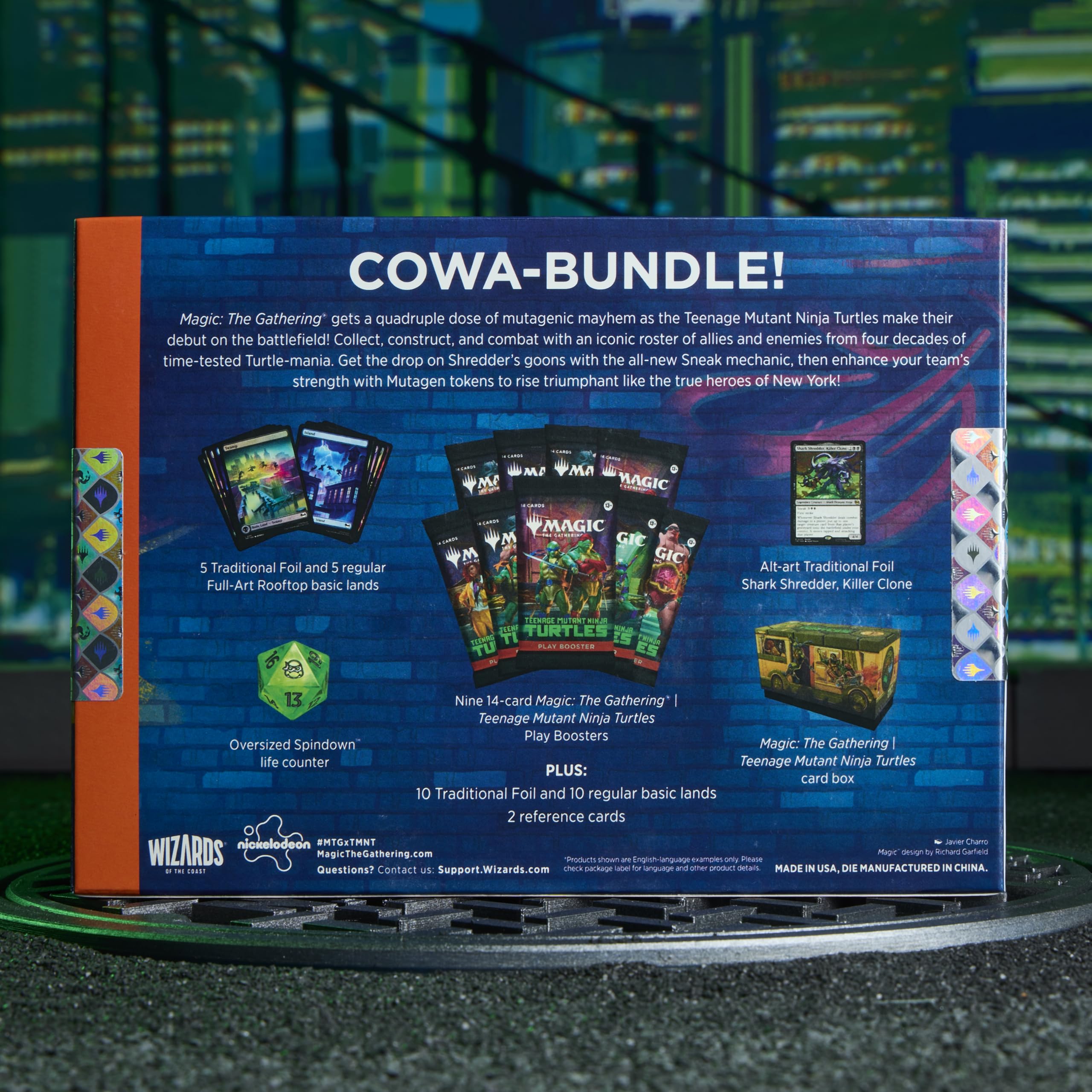 Magic: The Gathering Teenage Mutant Ninja Turtles Bundle | 9 Play Boosters | Multicolor 7