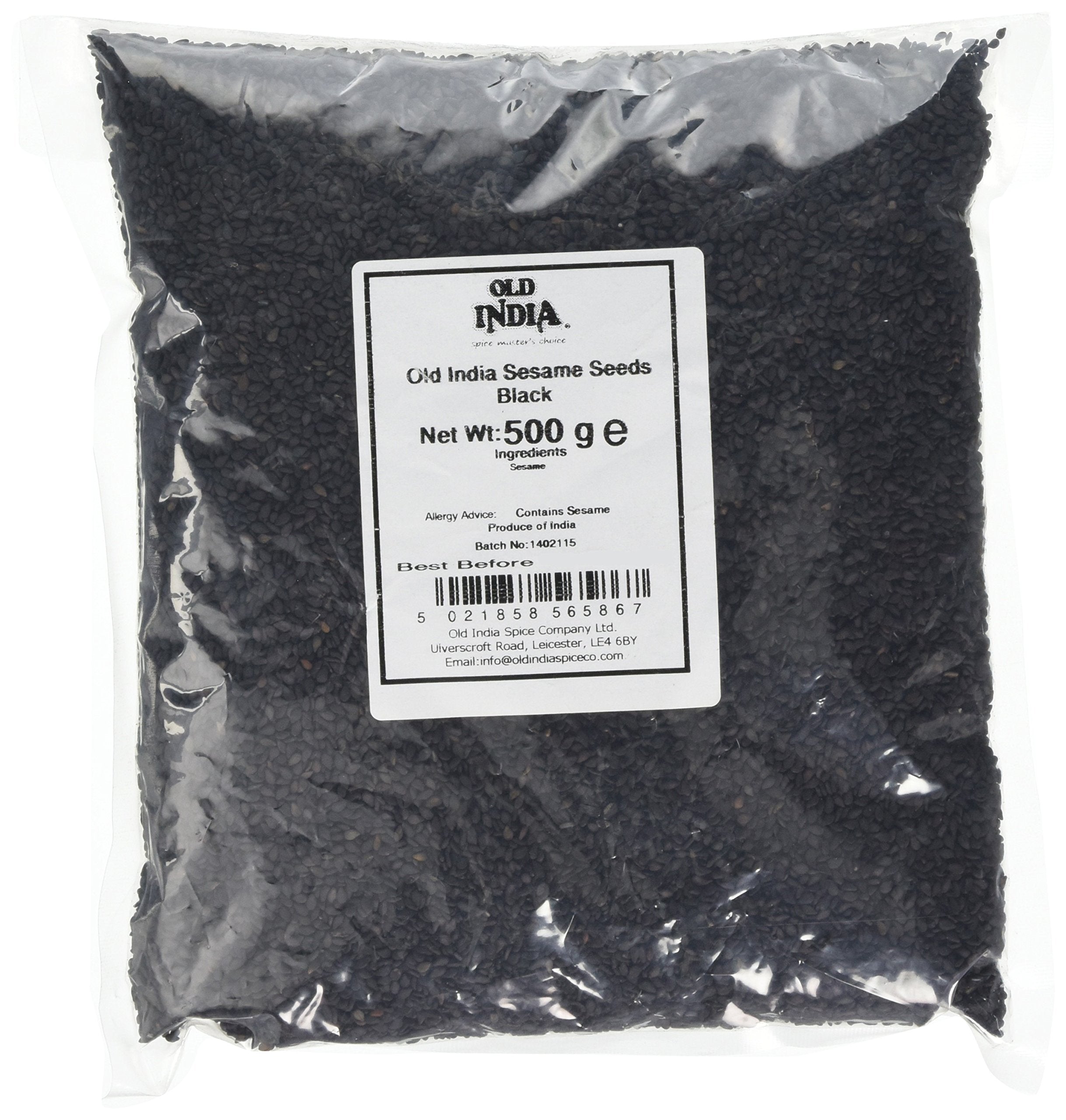 Old India Black Sesame Seeds - 100% Natural | 500g Pack | Up to 2 Year Shelf Life 1