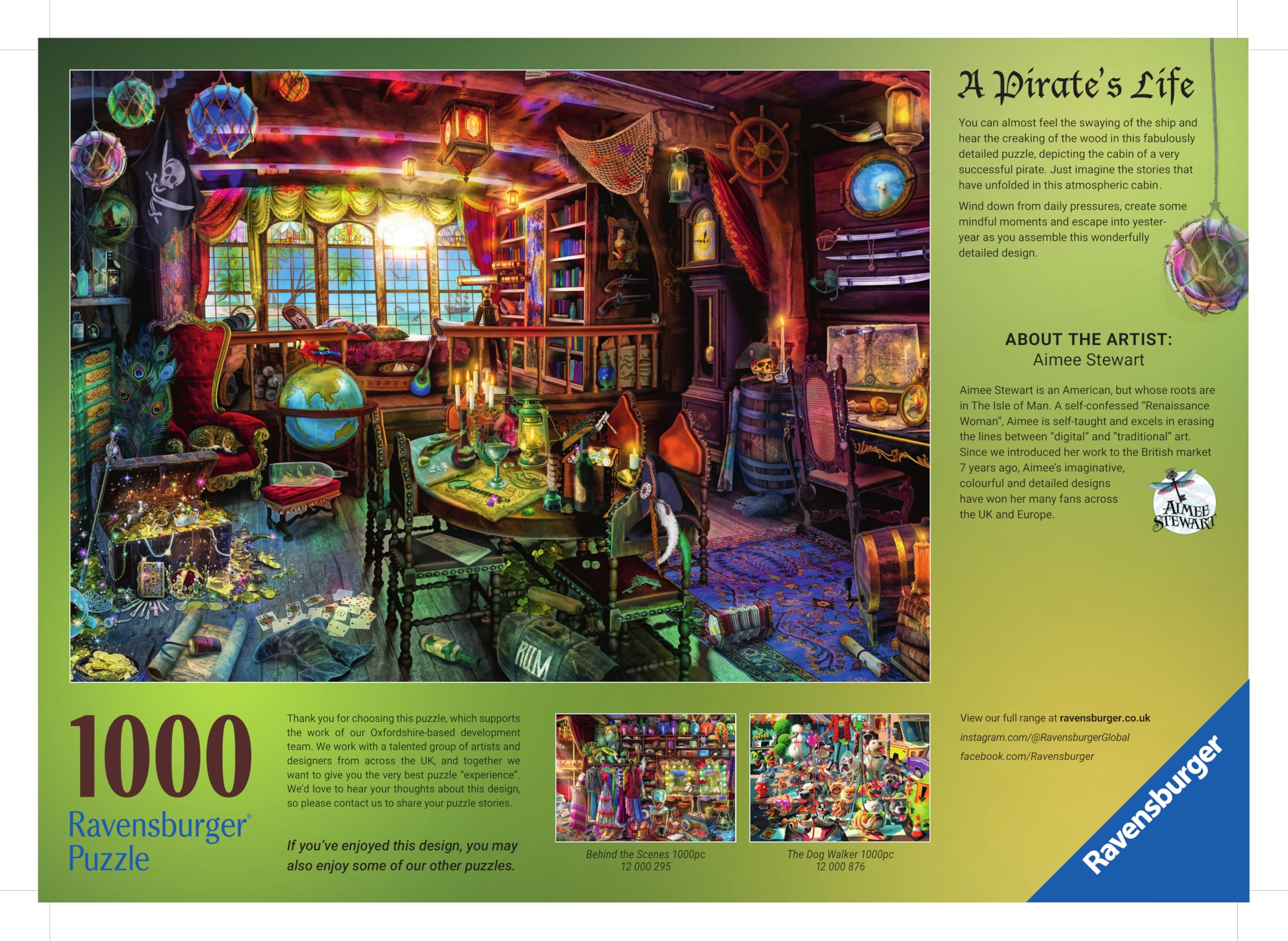 Ravensburger A Pirate's Life 1000-Piece Jigsaw Puzzle - Ages 12 and Up 8