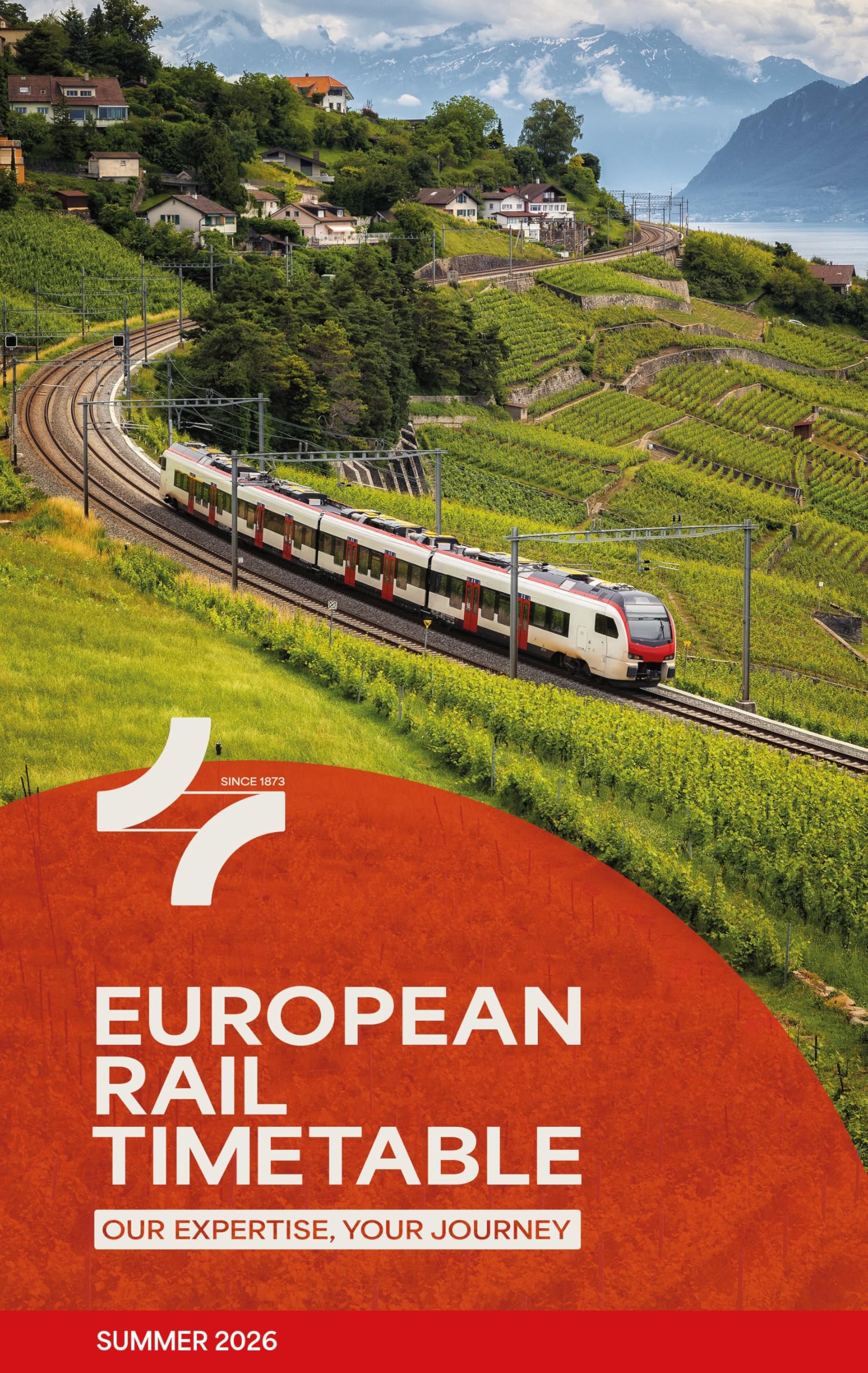 European Rail Timetable Summer 2026 - Paperback Timetable for European Rail Services