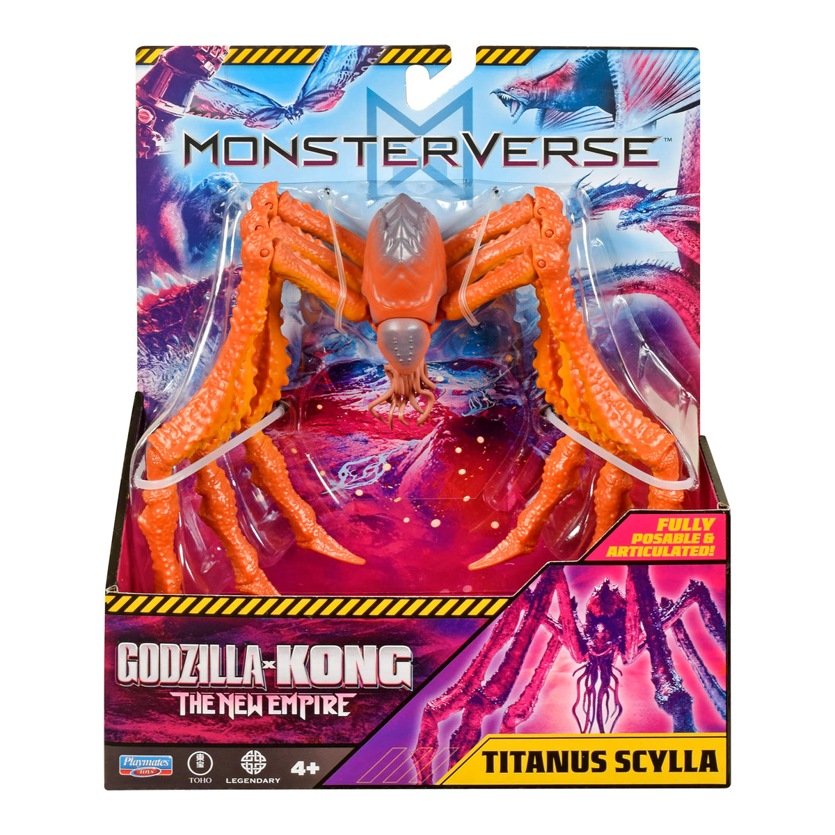 Playmates MonsterVerse Godzilla King of the Monsters Titanus Scylla Figure - 6 Inch