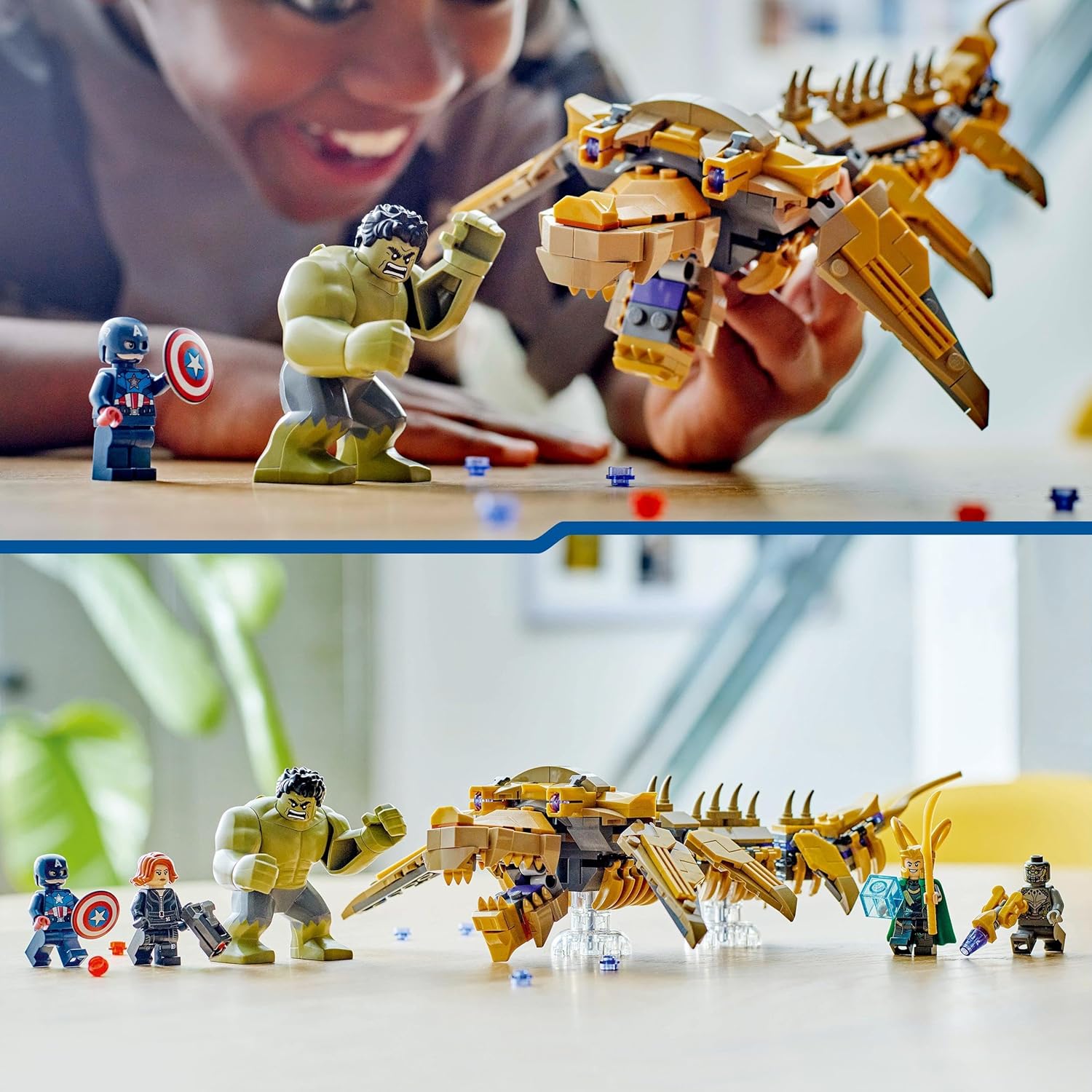 LEGO Marvel The Avengers vs. The Leviathan - Buildable Playset with Hulk, Captain America, Black Widow, Loki & Chitauri (76290) 8