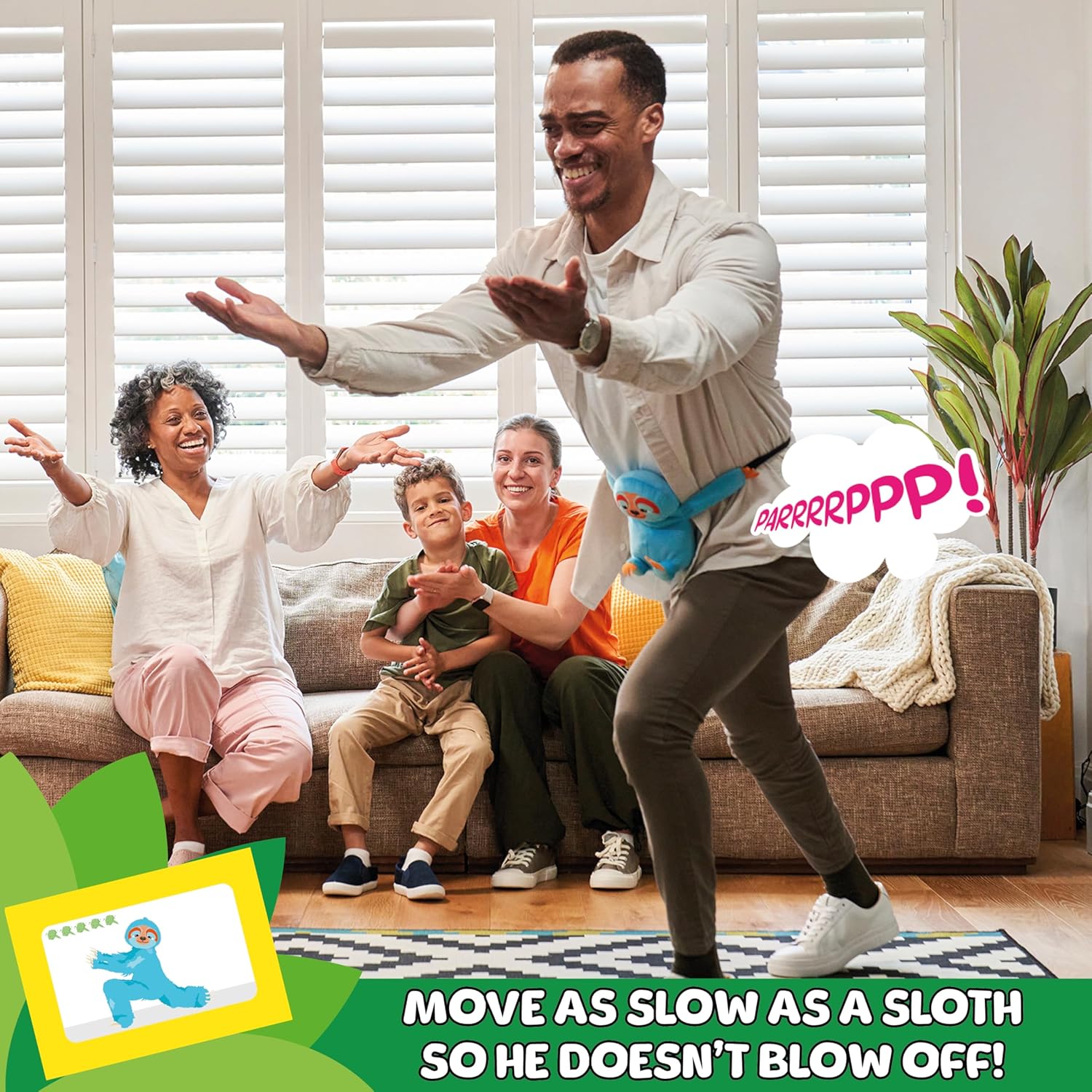 Fart Yoga - Hilarious Family Game with Farting Sloth for Ages 4+ 8