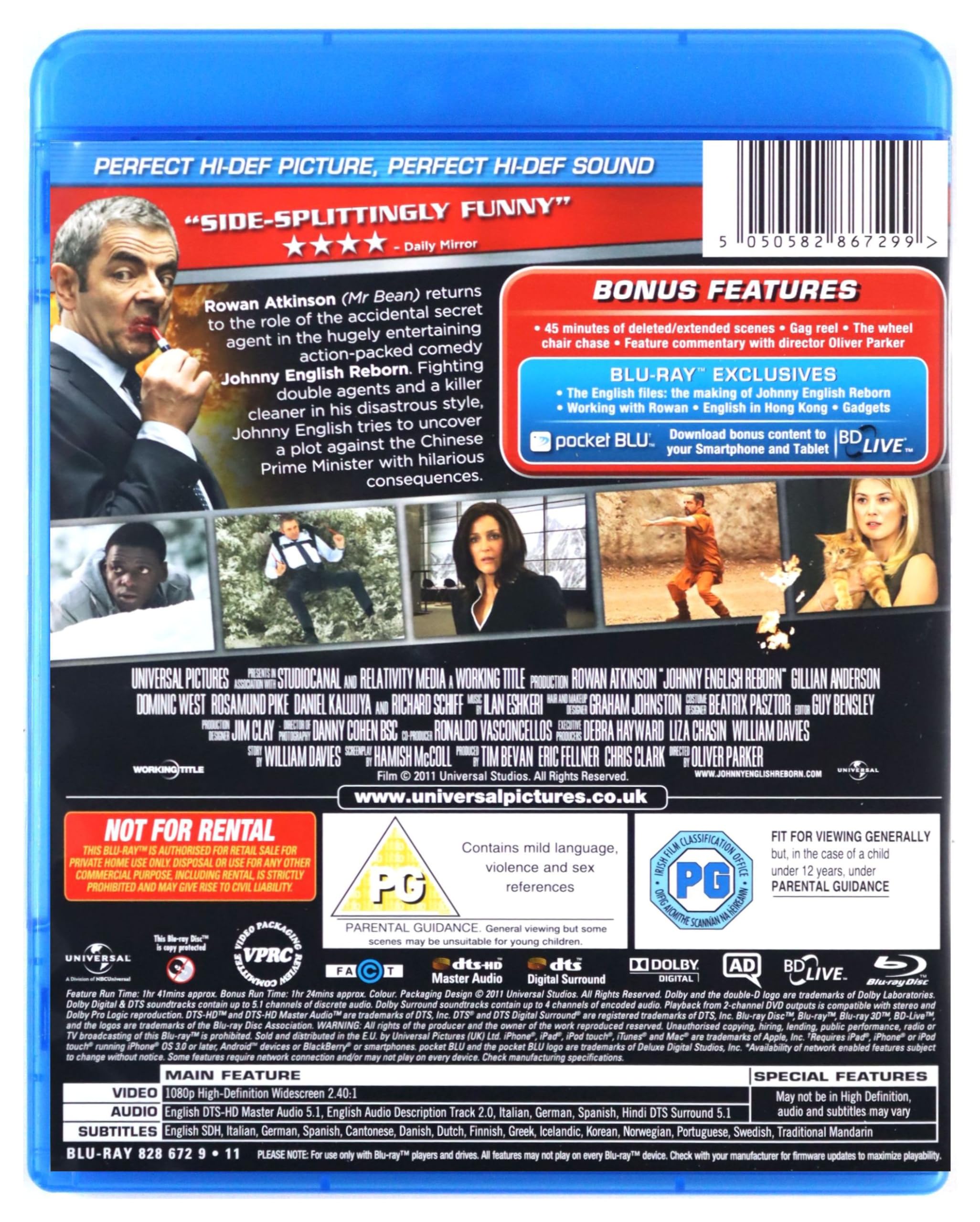 Johnny English / Johnny English Reborn Doppelpack [Blu-ray] 8
