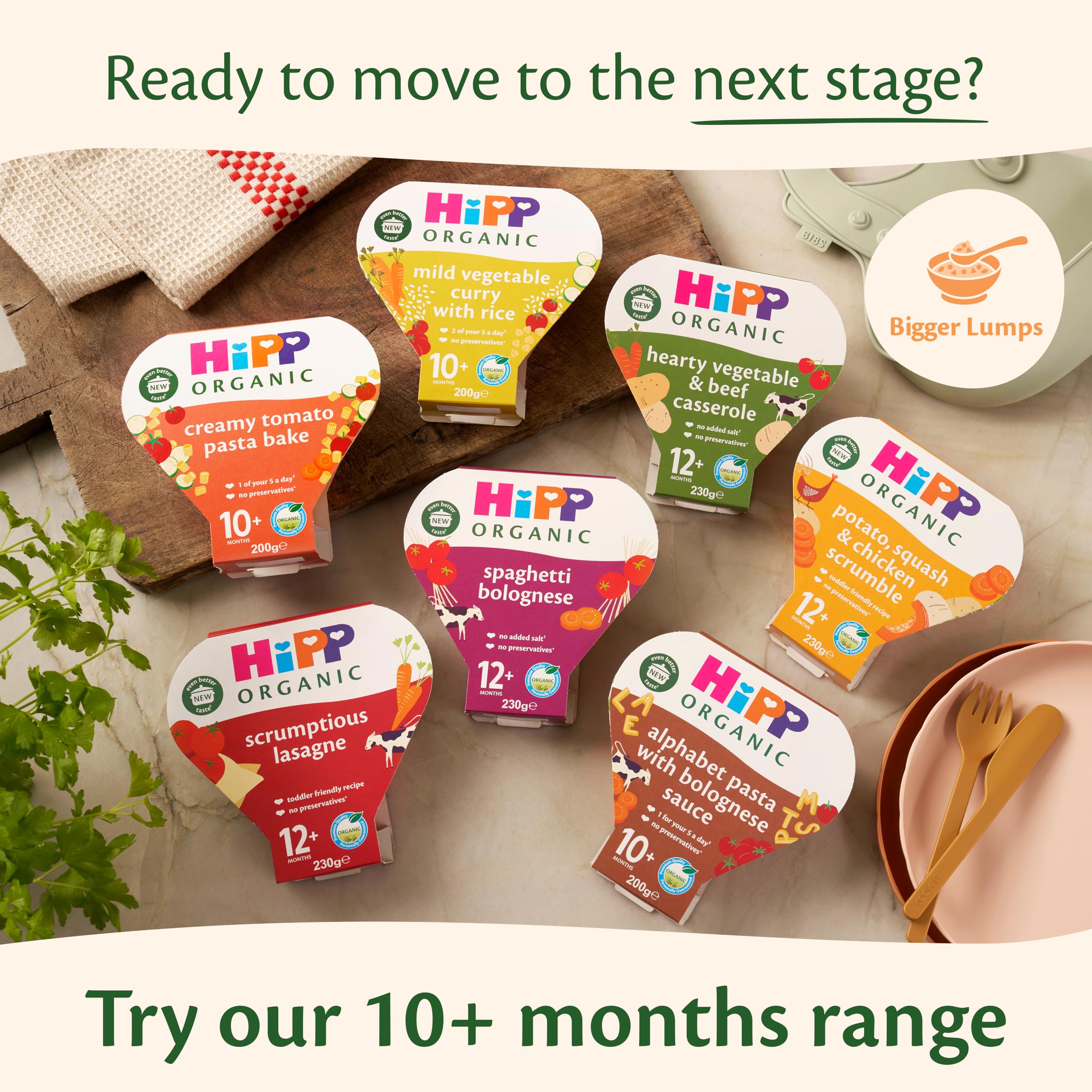 HiPP Organic Apple & Banana Crumble Baby Food Pots - 7+ Months, 6 x 160g Pack 6