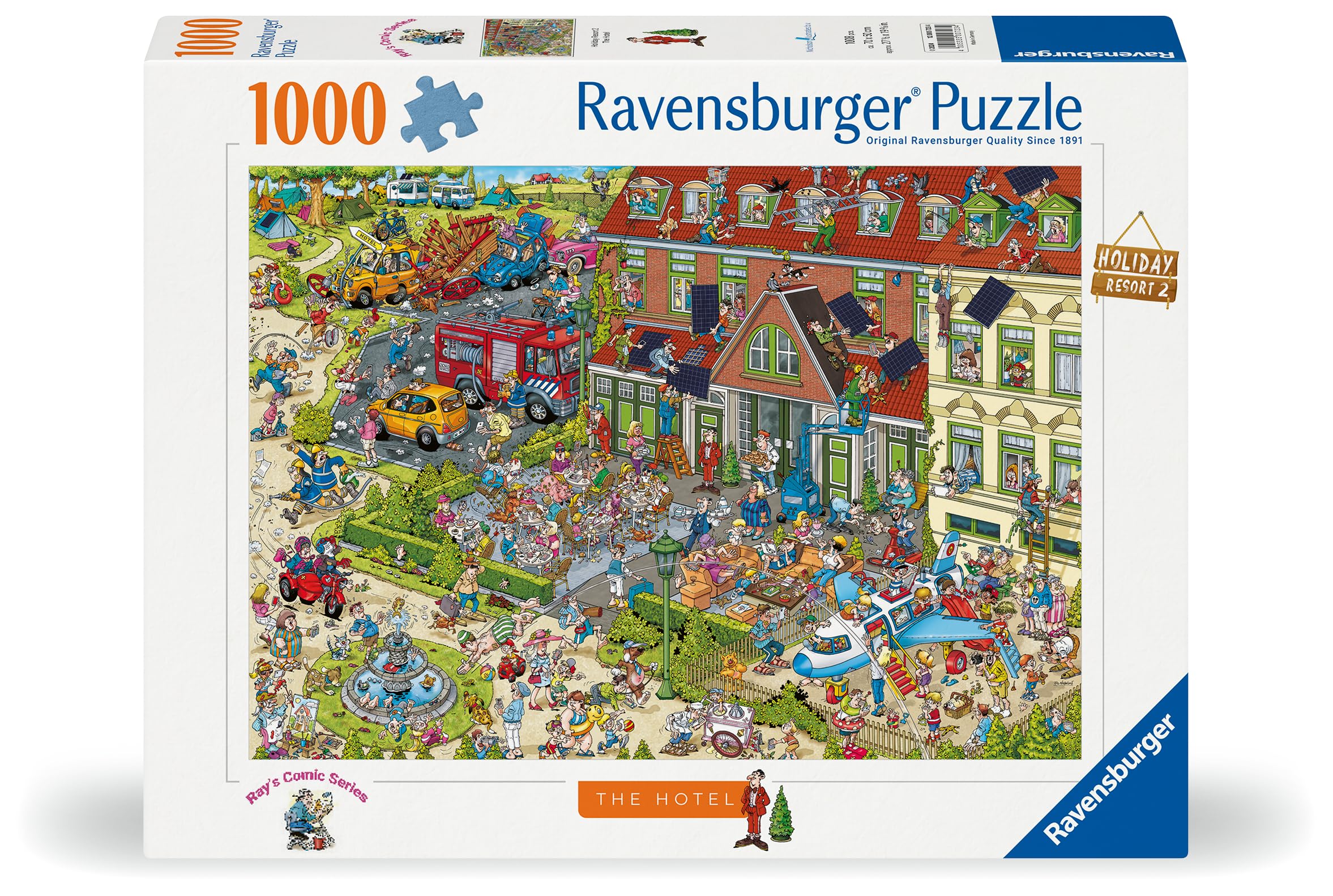 Ravensburger Ray's Comic Series - The Hotel Jigsaw Puzzle | 1000 Pieces | 70 x 50cm 2