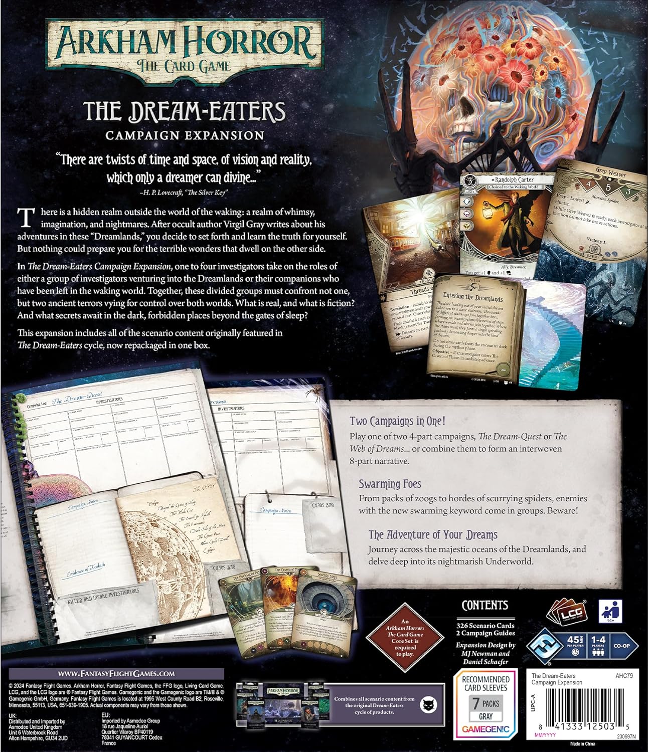 Fantasy Flight Games Arkham Horror: The Dream-Eaters Campaign Expansion Board Game 2