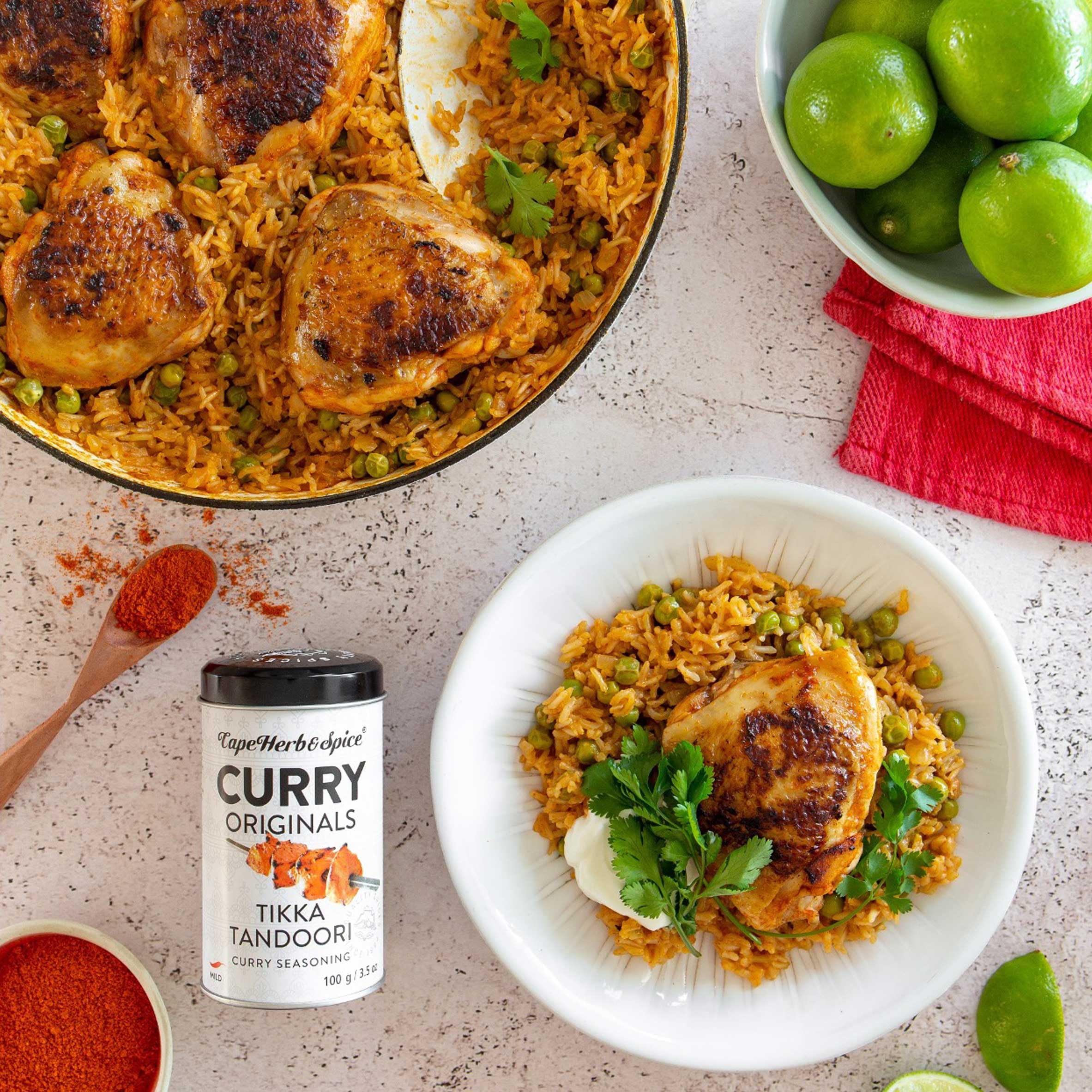 Cape Herb & Spice Curry Originals Tikka Tandoori Curry Seasoning Condiment 8