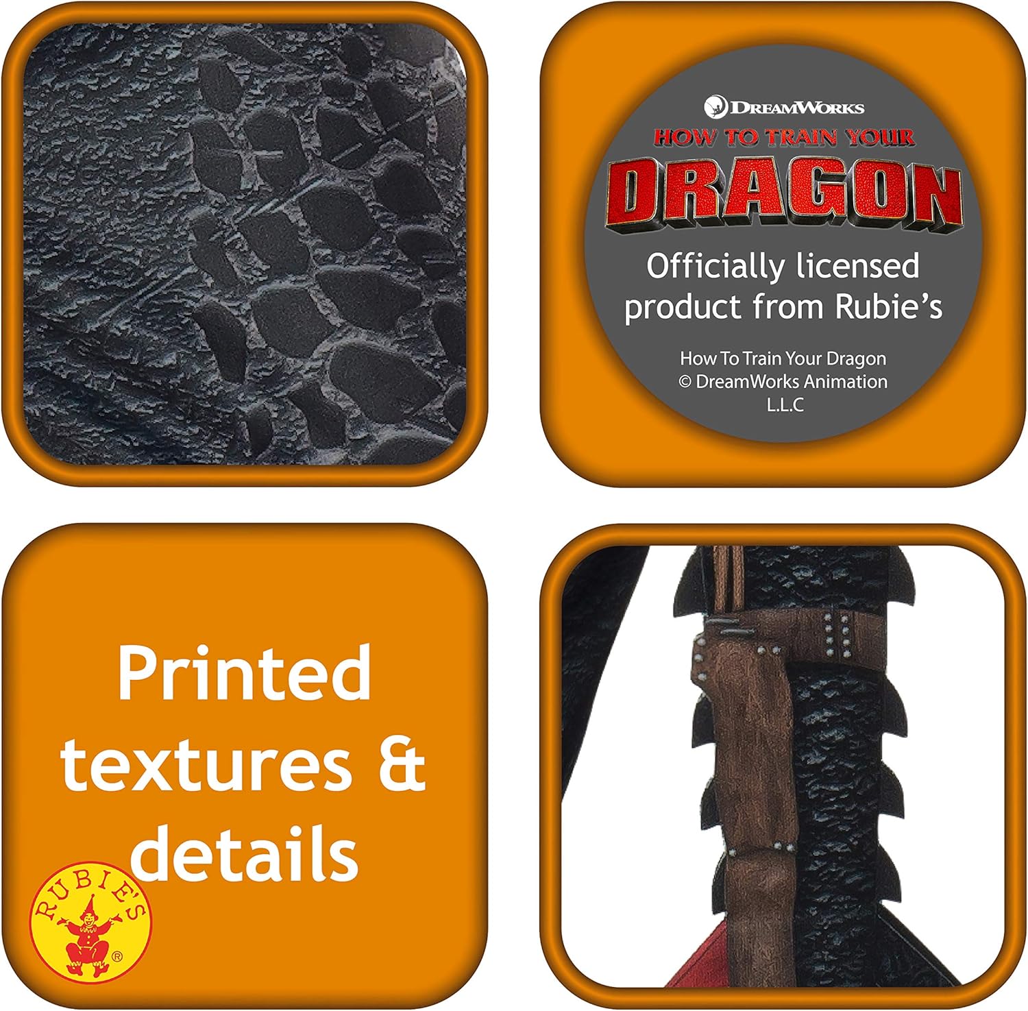 Rubie's Toothless Night Fury Costume - Medium 5