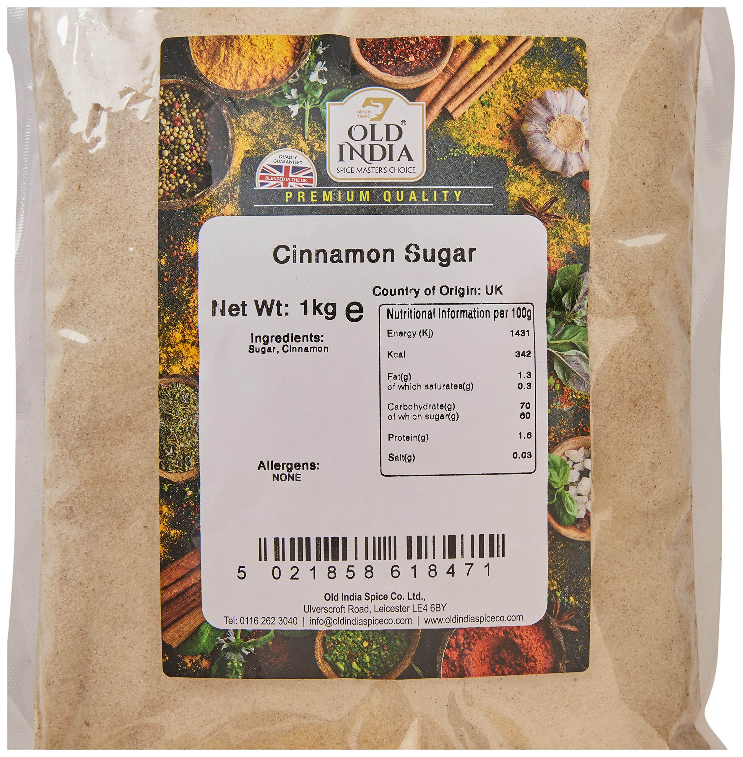 Old India Cinnamon Sugar 1kg 3