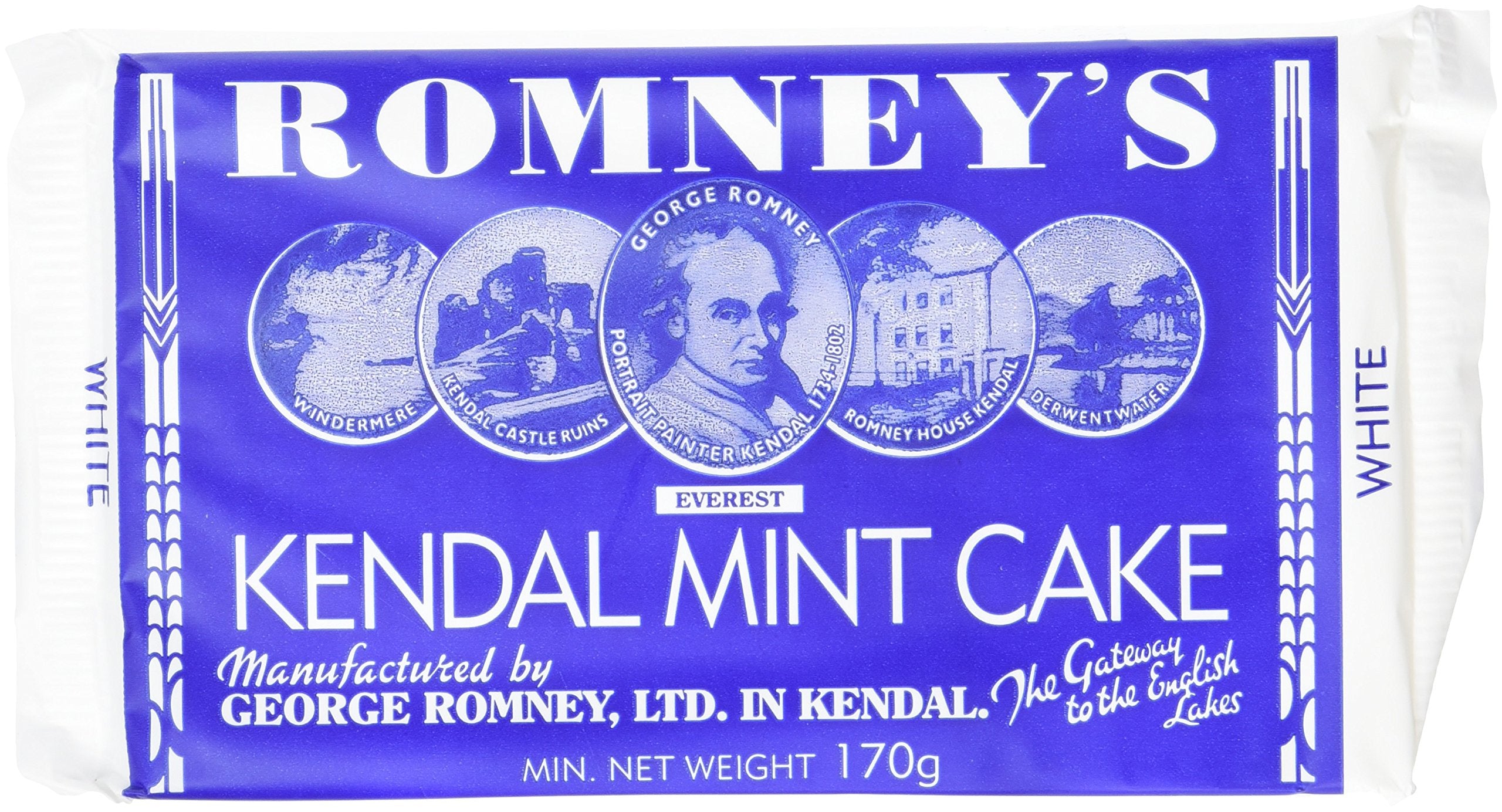 Romney's Kendal Mint Cake - 170 g Energy Mint Bar