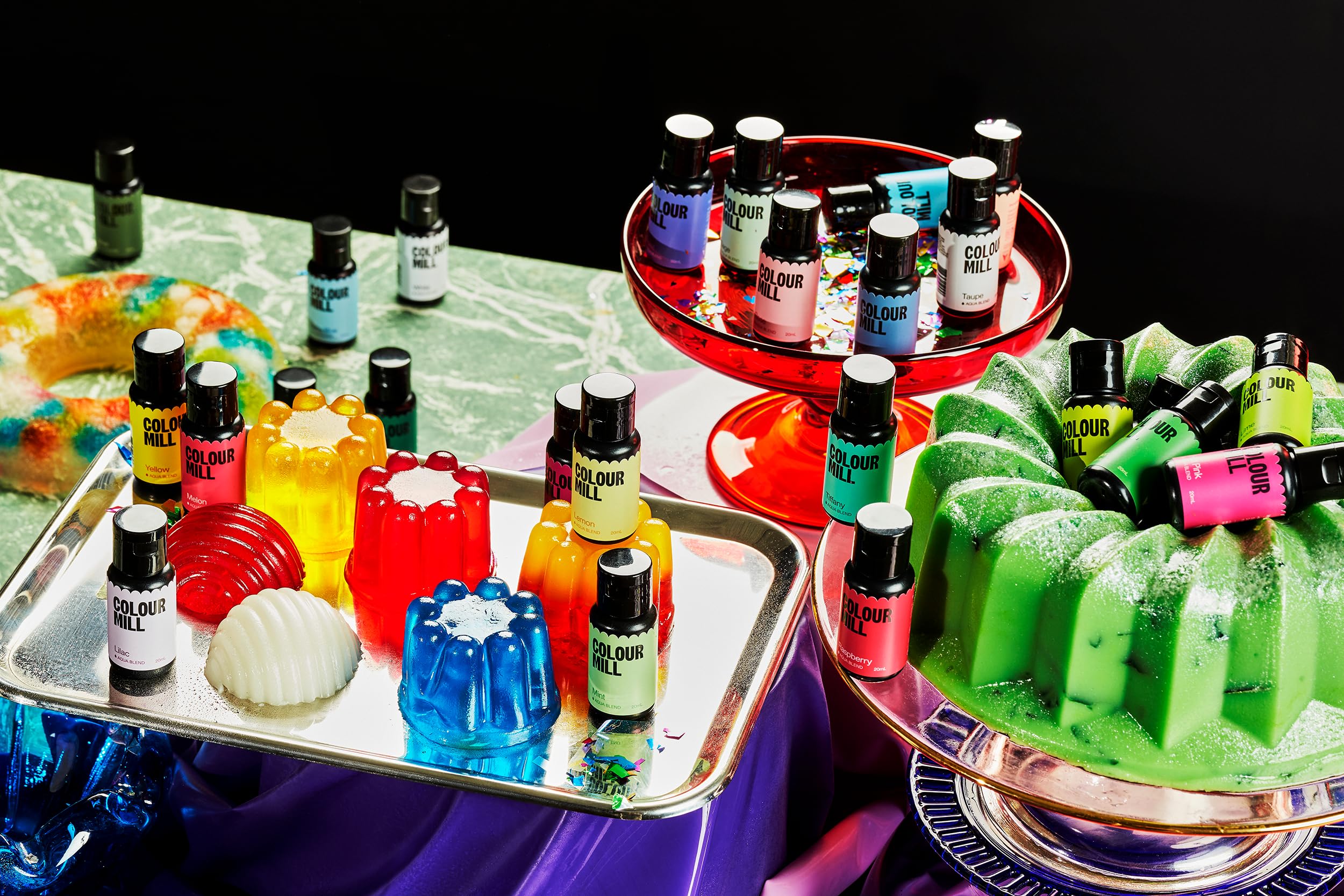 Colour Mill Aqua Blend Food Colouring Black - 20ml Water-Based Liquid 6