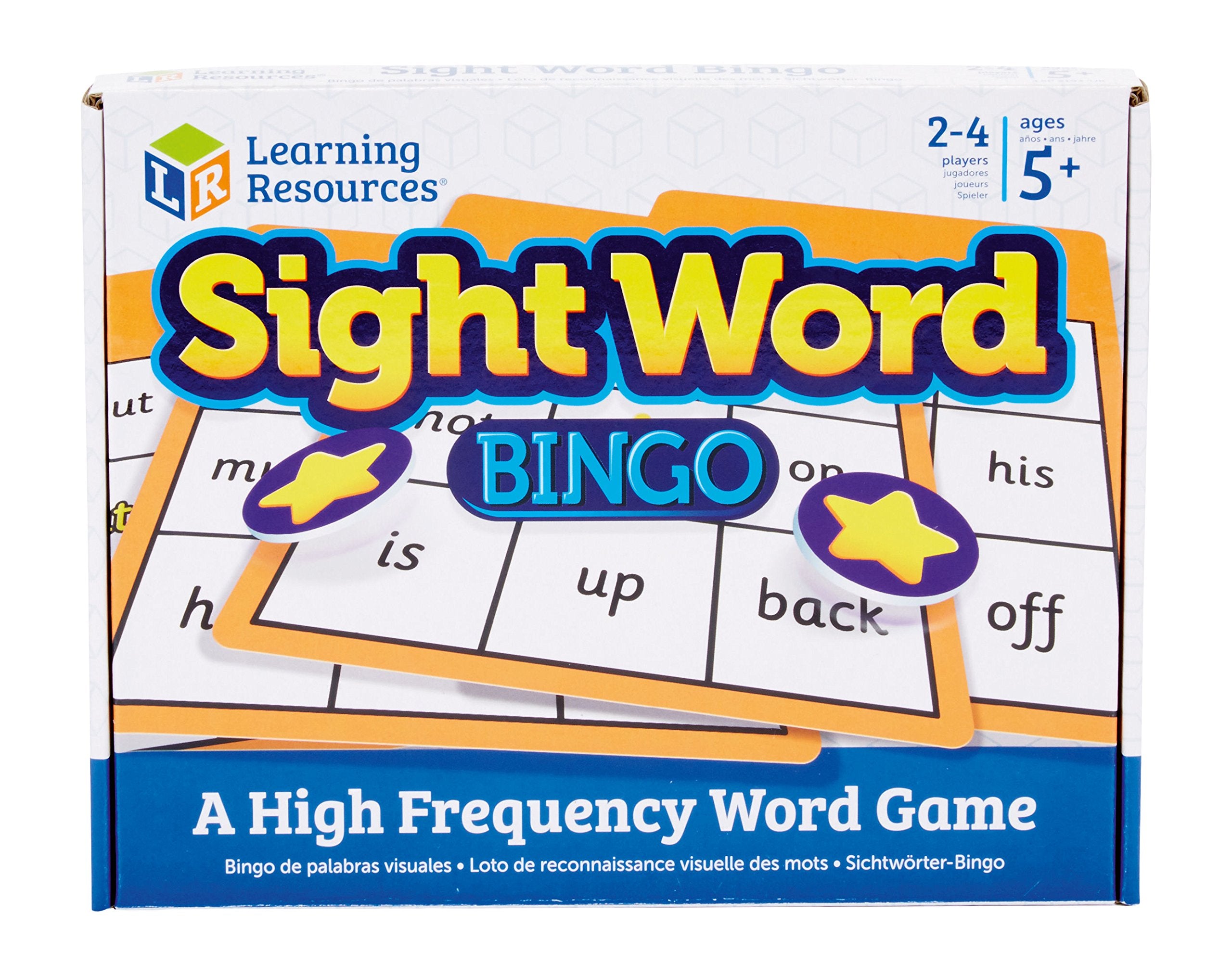 Learning Resources Sum Swamp Addition & Subtraction Game and Sight Word Bingo Set 6