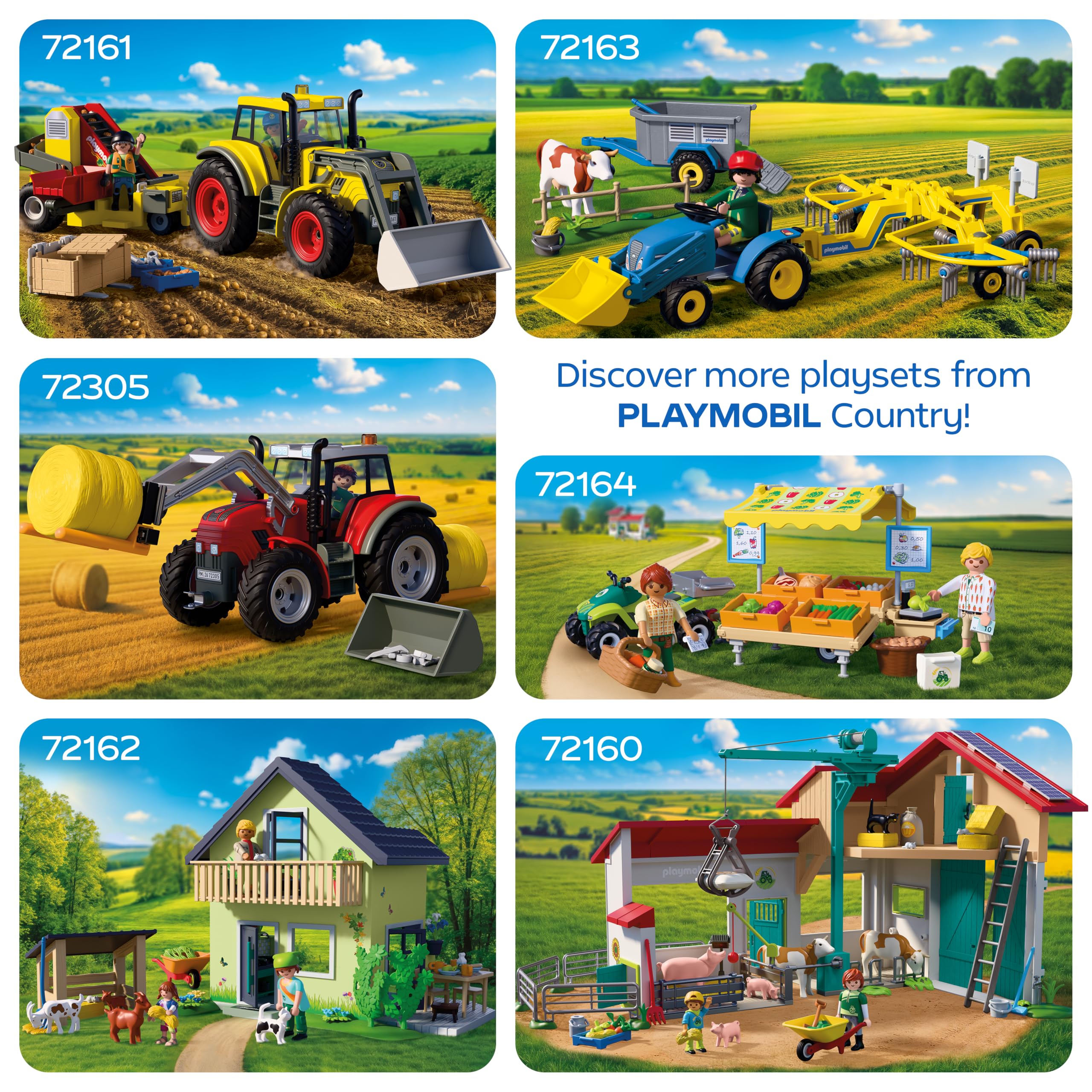 Playmobil Idyllic Vegetable Garden Playset - Includes Gardener Figures & Tools, Ages 4+ 5