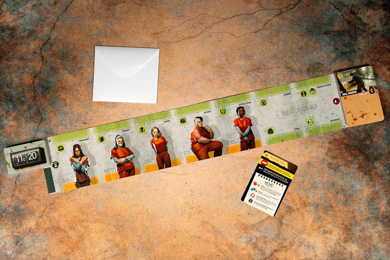 Iello Guilty: Houston 2015 Cooperative Board Game 8