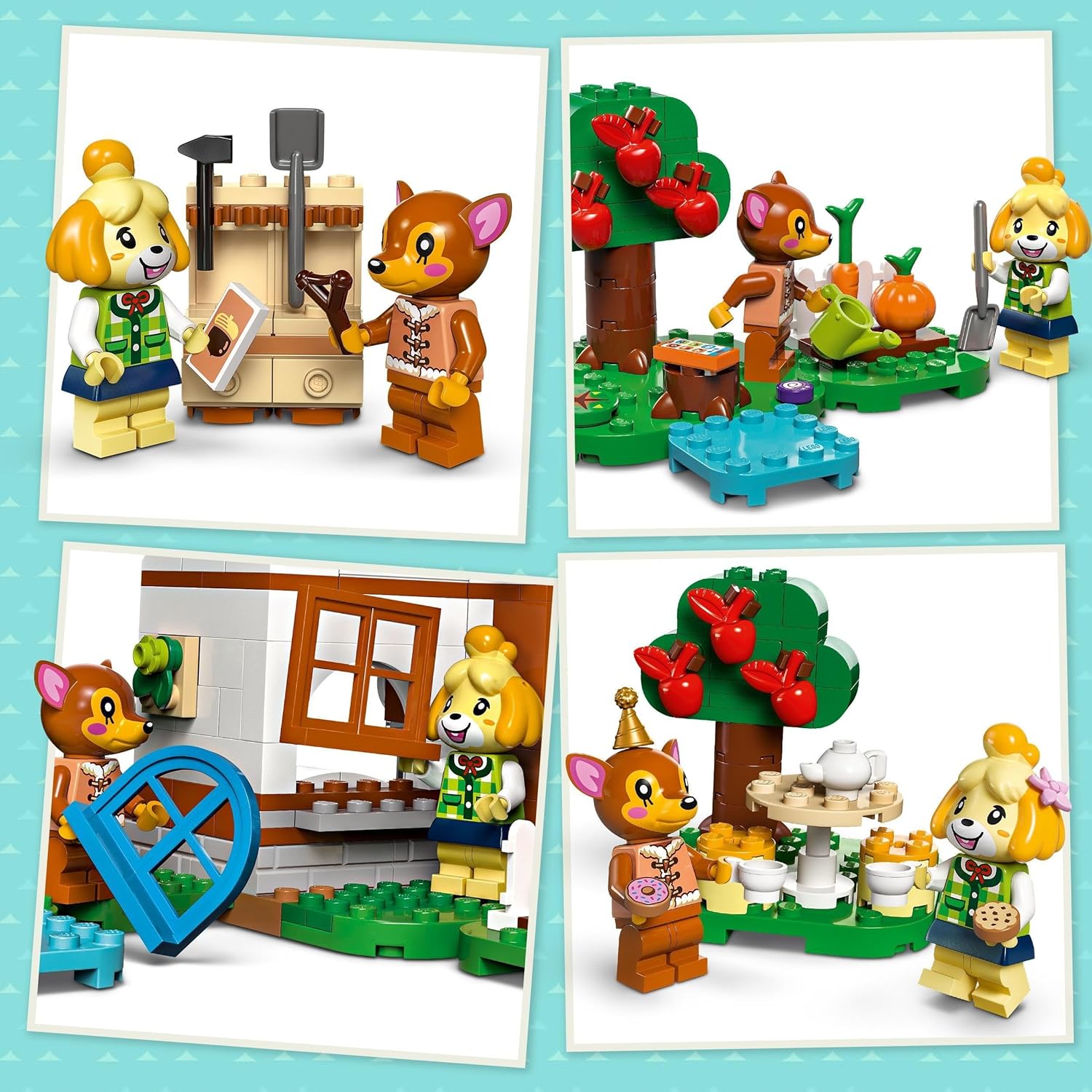 LEGO Animal Crossing Isabelle’s House Visit 77049 – Building Set with Isabelle and Fauna Minifigures 7