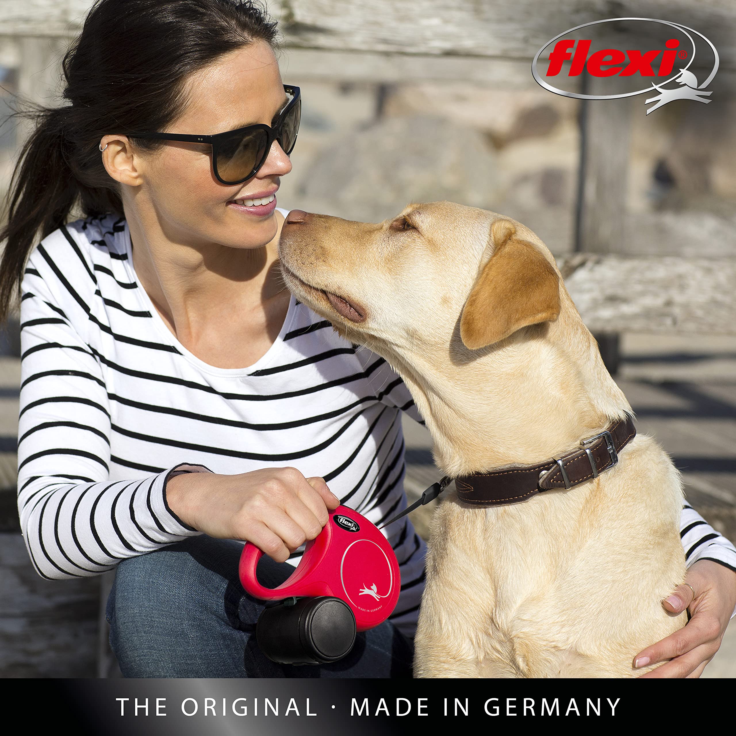 flexi New Classic Cord Retractable Lead - Small Dog | 8m Length | 12kg Max Weight 6
