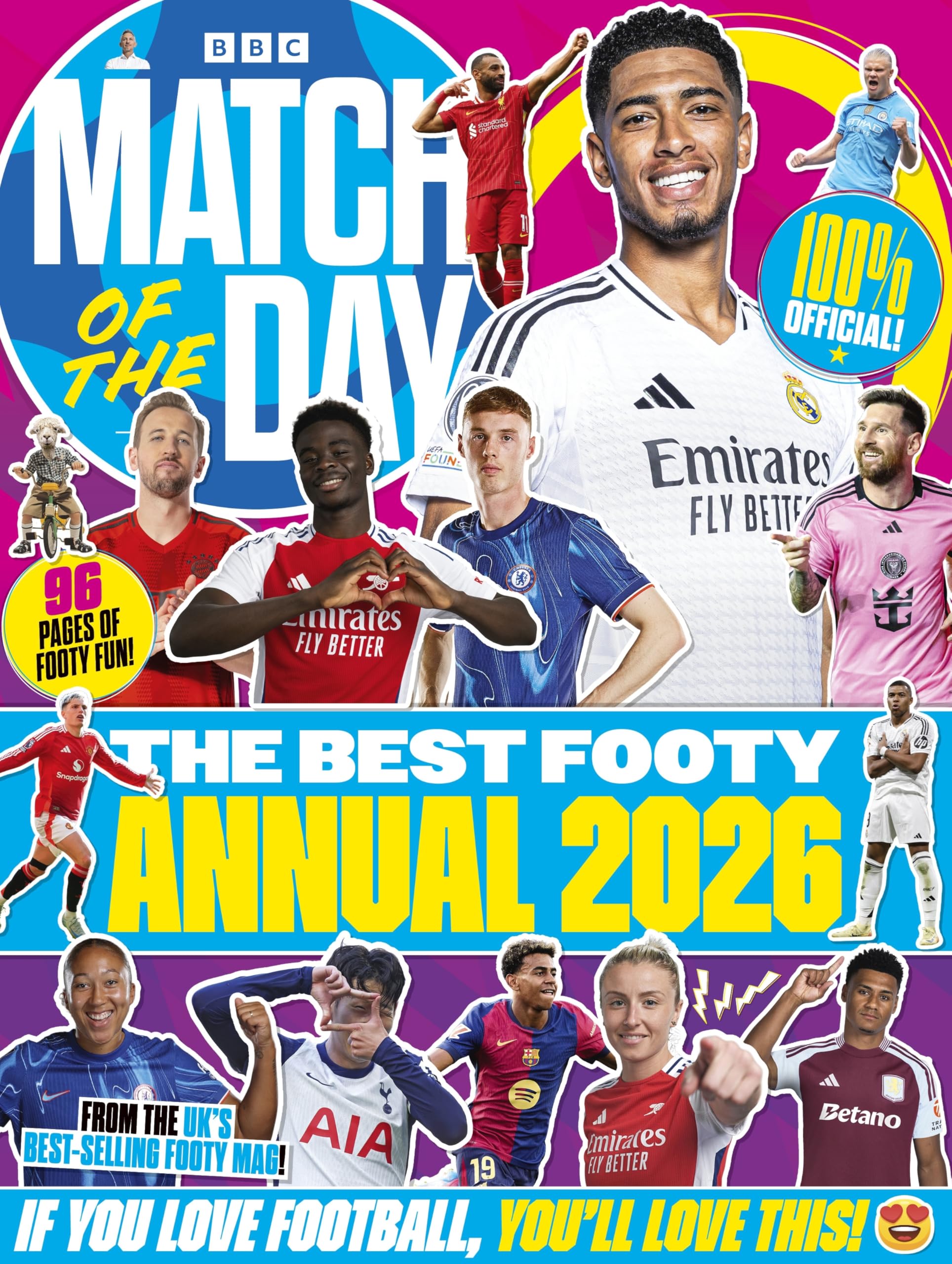 Match of the Day Annual 2026 - Football Trivia, Quizzes & Games | Hardcover