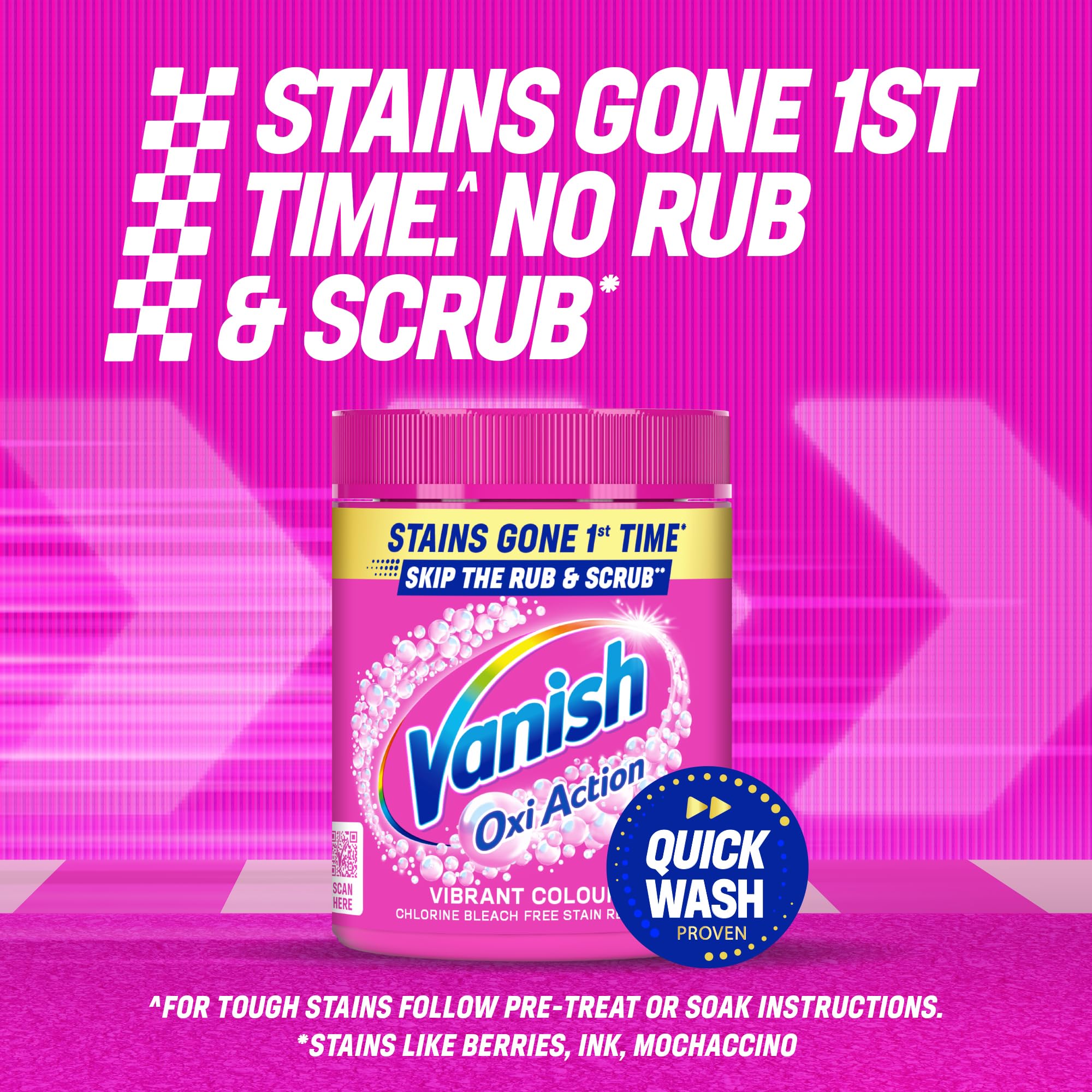 Vanish Gold Oxi Action Stain Remover Powder - Removes Tough Stains First Time | 1.5kg | Floral Scent