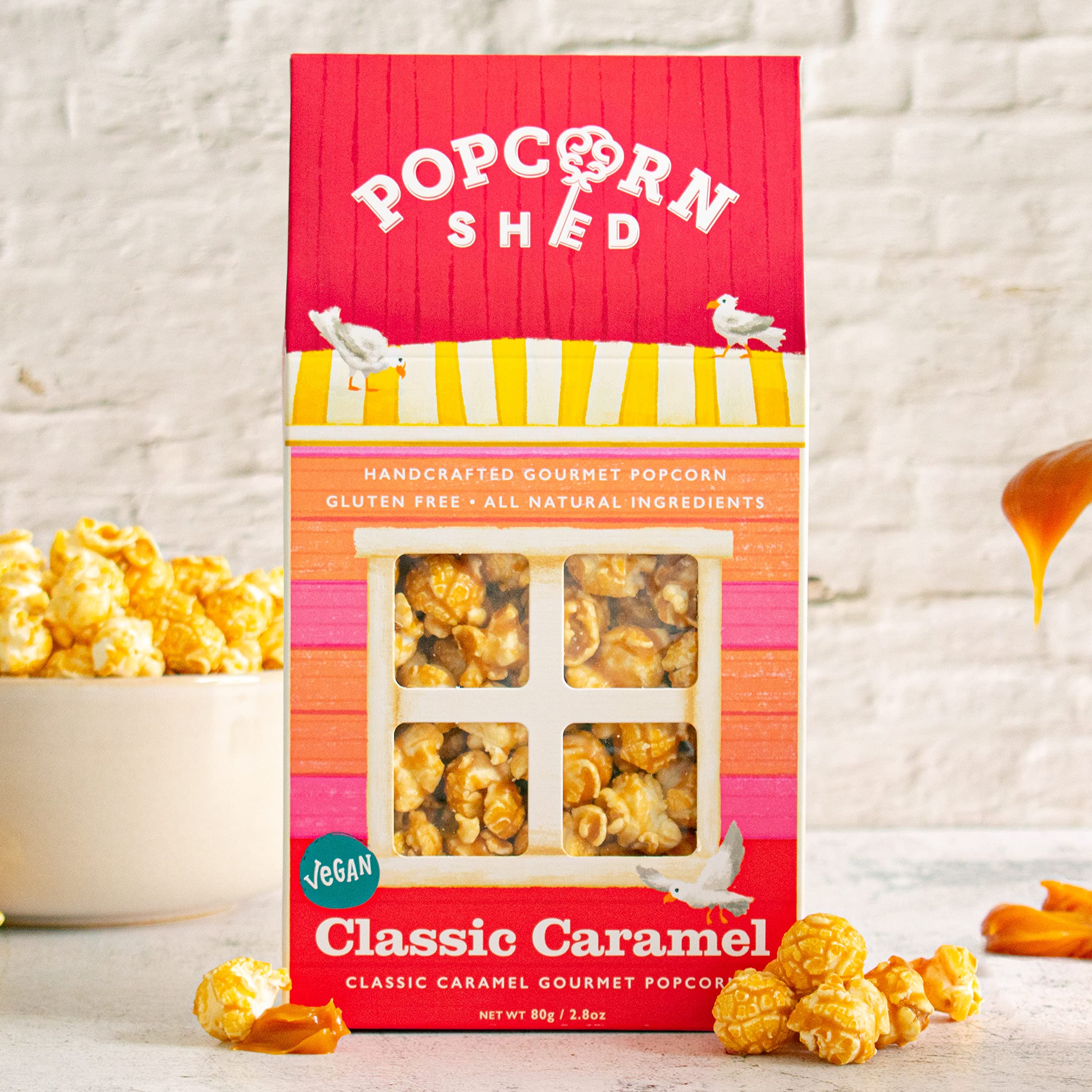 Popcorn Shed Classic Caramel Gourmet Popcorn (1 x 80g) 7