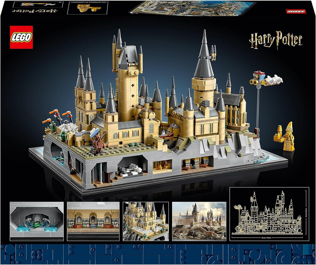 LEGO 76419 Harry Potter Hogwarts Castle and Grounds, 2660-Piece Model Set for Adults, Featuring Iconic Locations from the Wizarding World