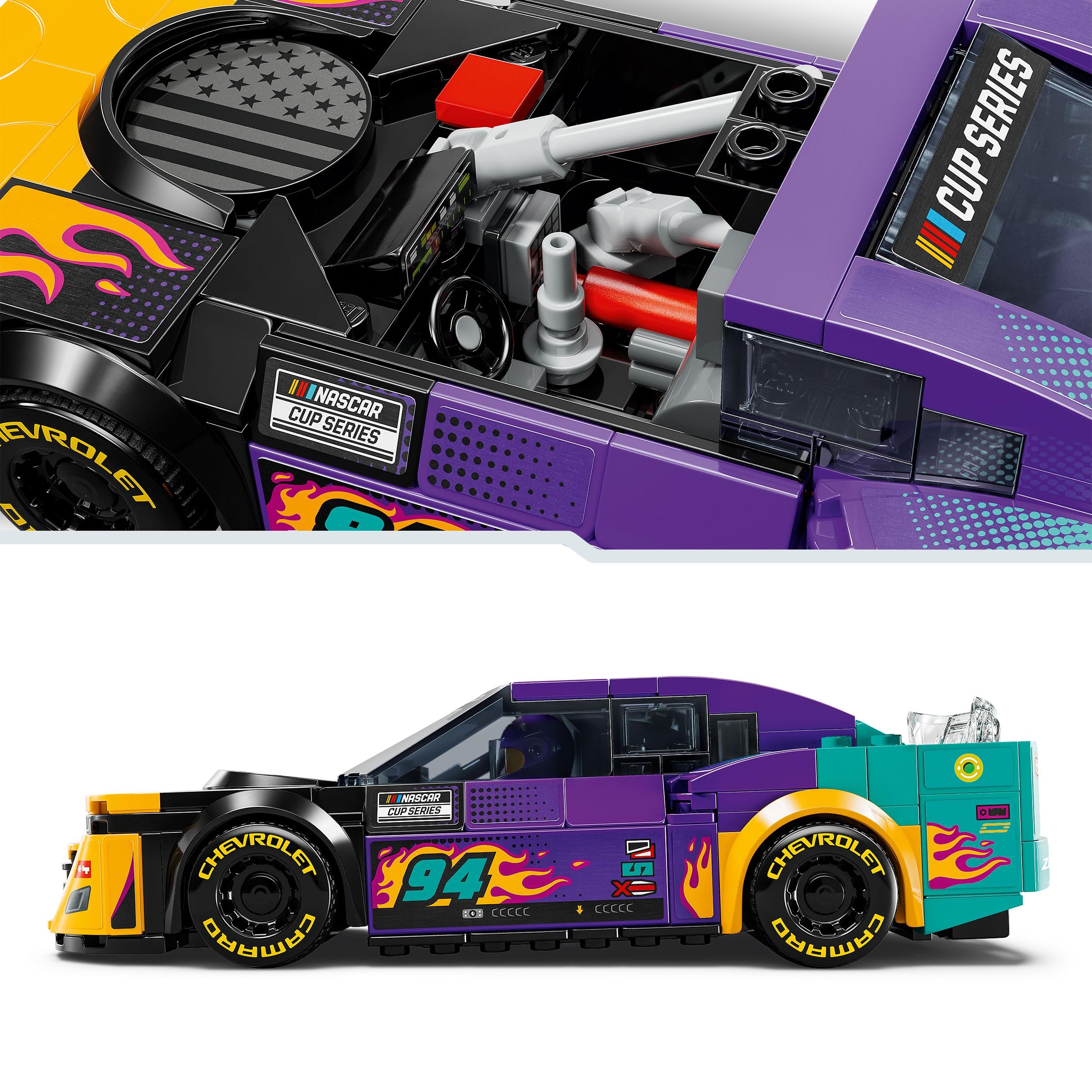 LEGO Speed Champions NASCAR Next Gen Chevrolet Camaro ZL1 Race Car Toy - Building Set for Ages 9+ 9