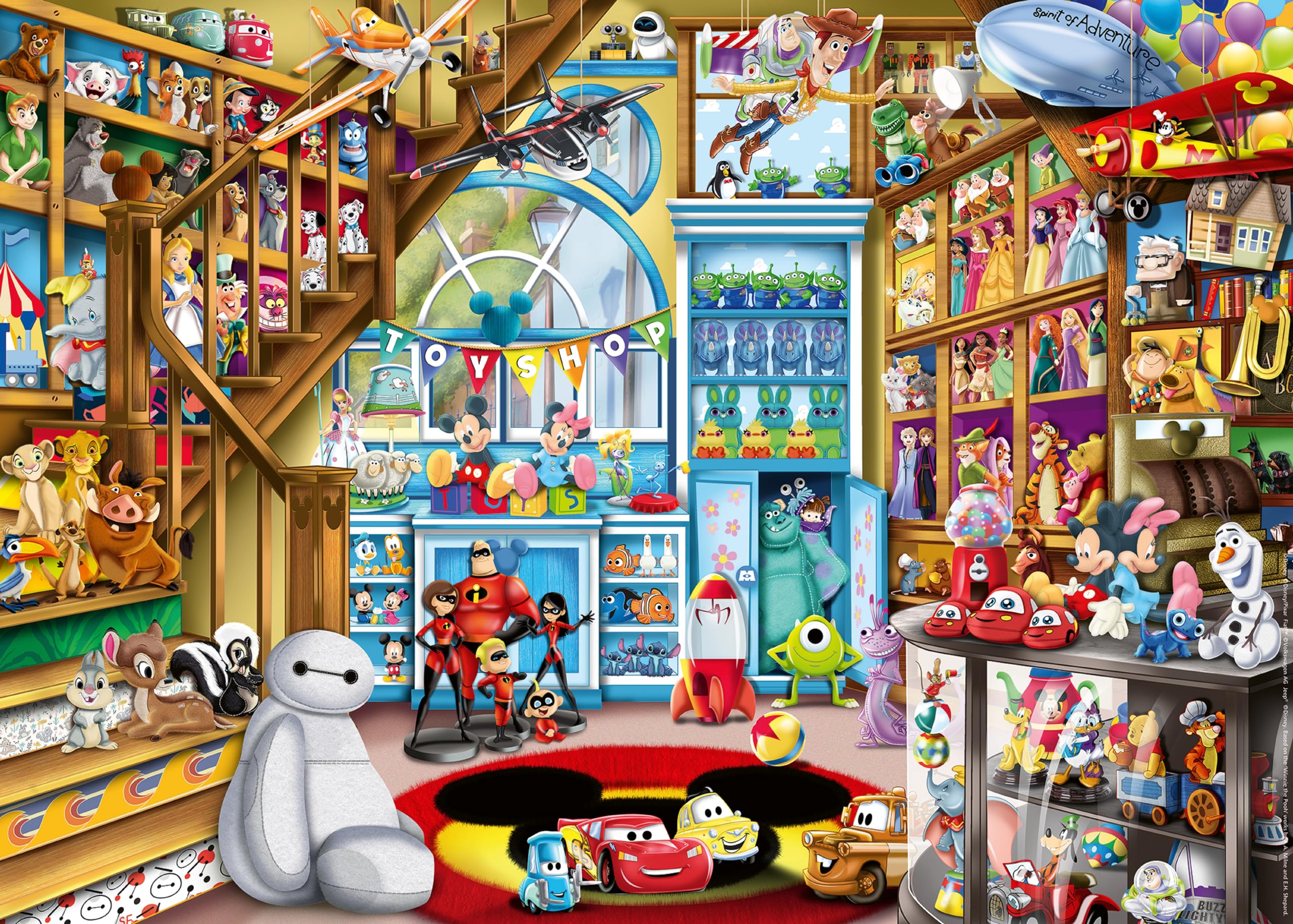 Ravensburger Disney Pixar Toy Store 1000pc Puzzle - Family Jigsaw for Ages 12+ 3