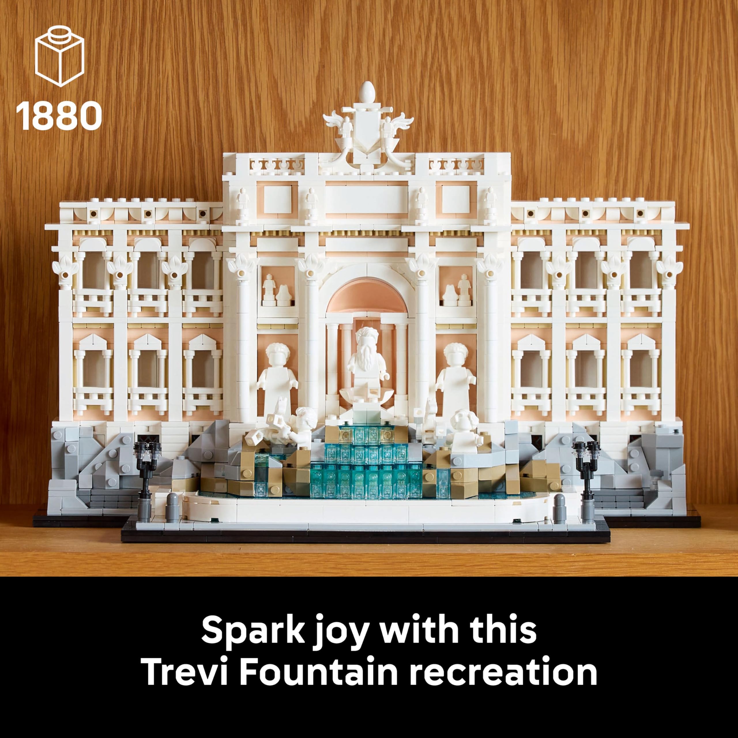 LEGO Architecture Trevi Fountain 21062 Building Set | 1,880 Pieces | Ages 18+ 2