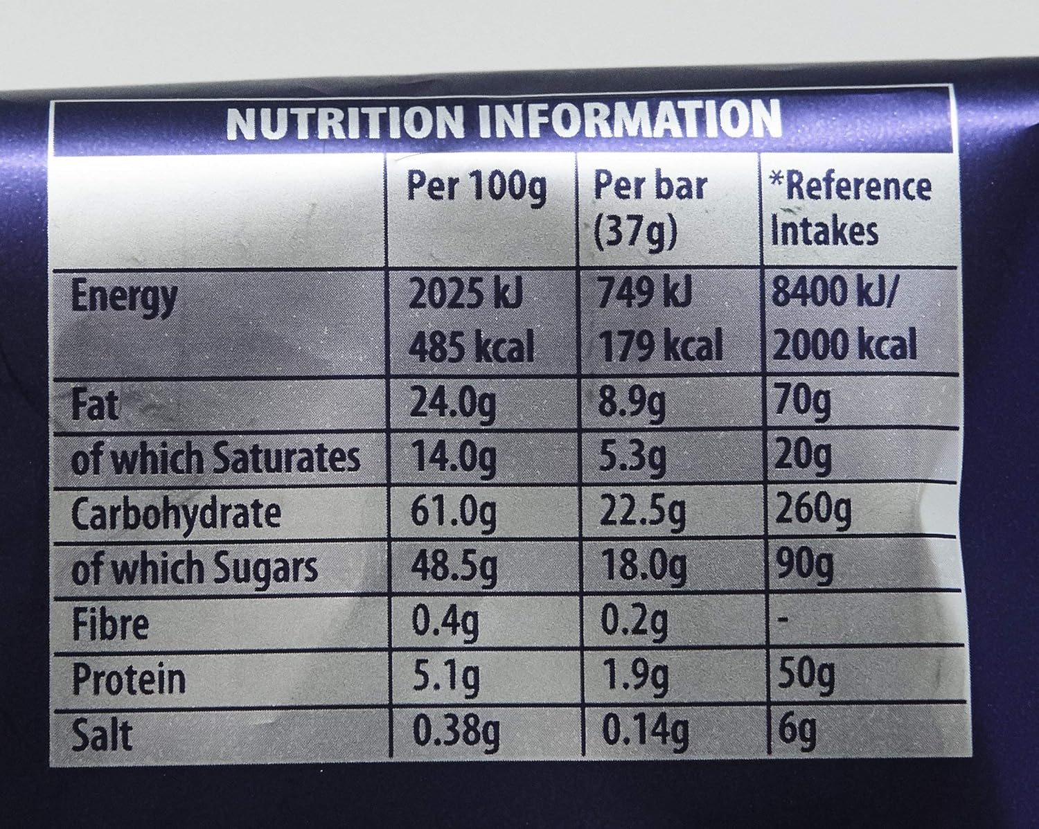 Cadbury Dairy Milk Caramel Chocolate Bar, 37 g (Pack of 4) 3