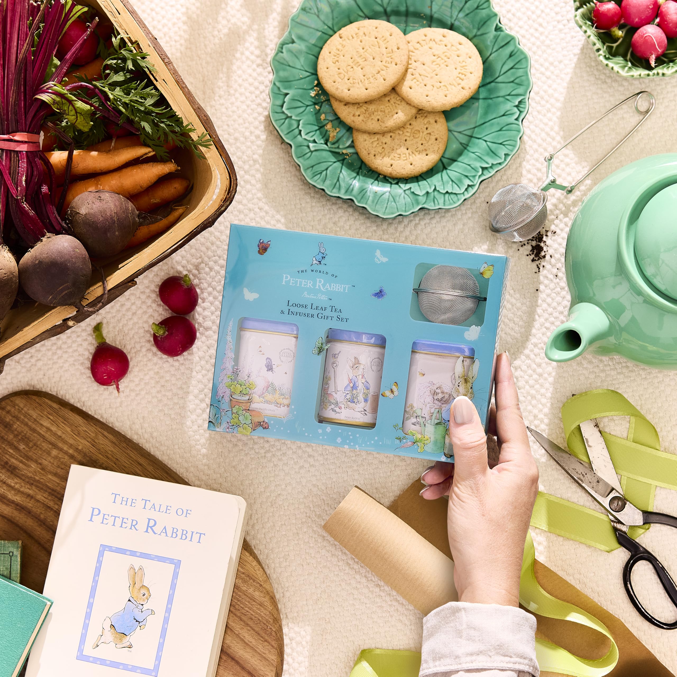New English Teas Peter Rabbit Loose Leaf Tea & Infuser Gift Set | 3 Tins | Medium Caffeine 2