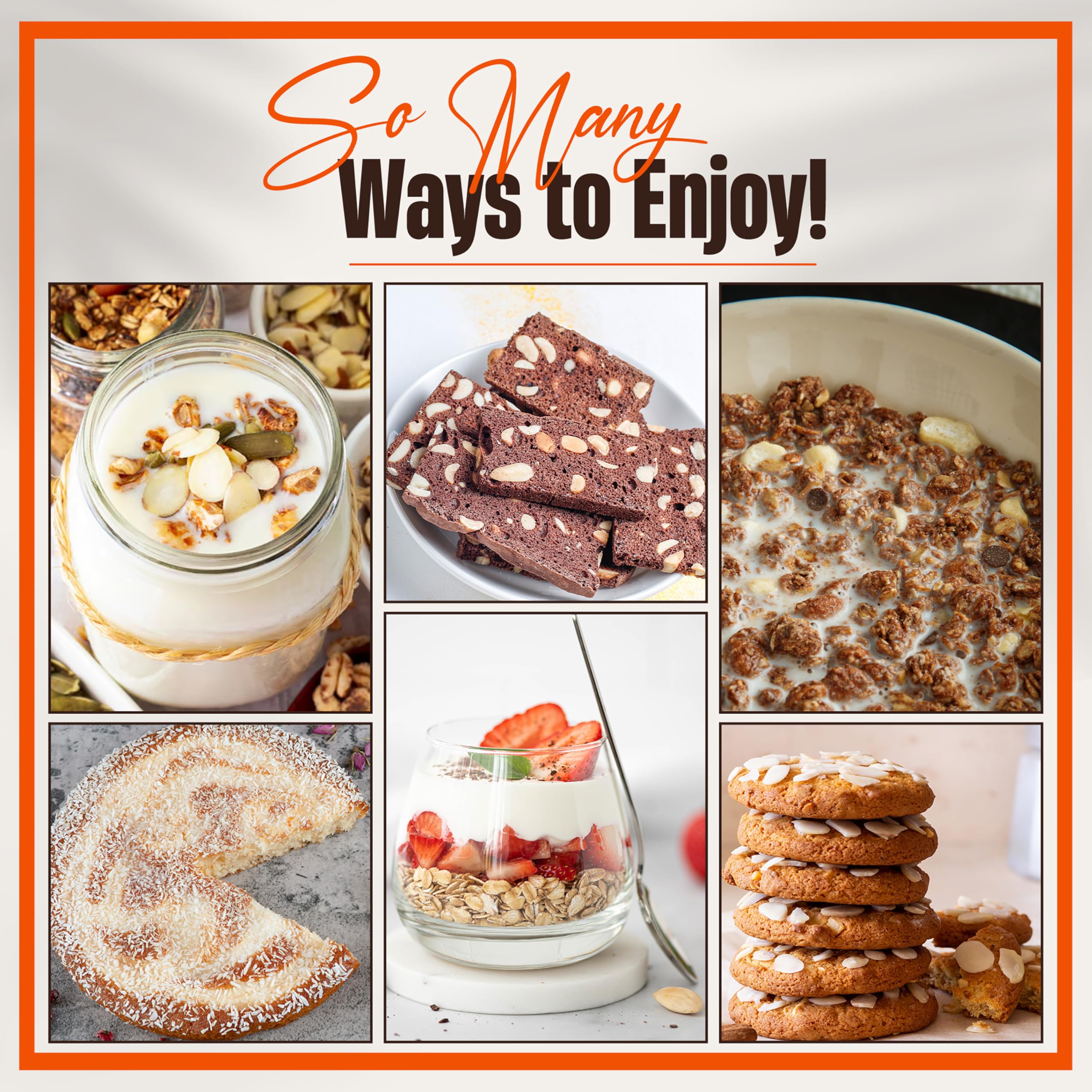 Chandra Whole Foods – Blanchierte Mandeln 1 kg – Ungesalzene Rohmandeln aus Spanien 6