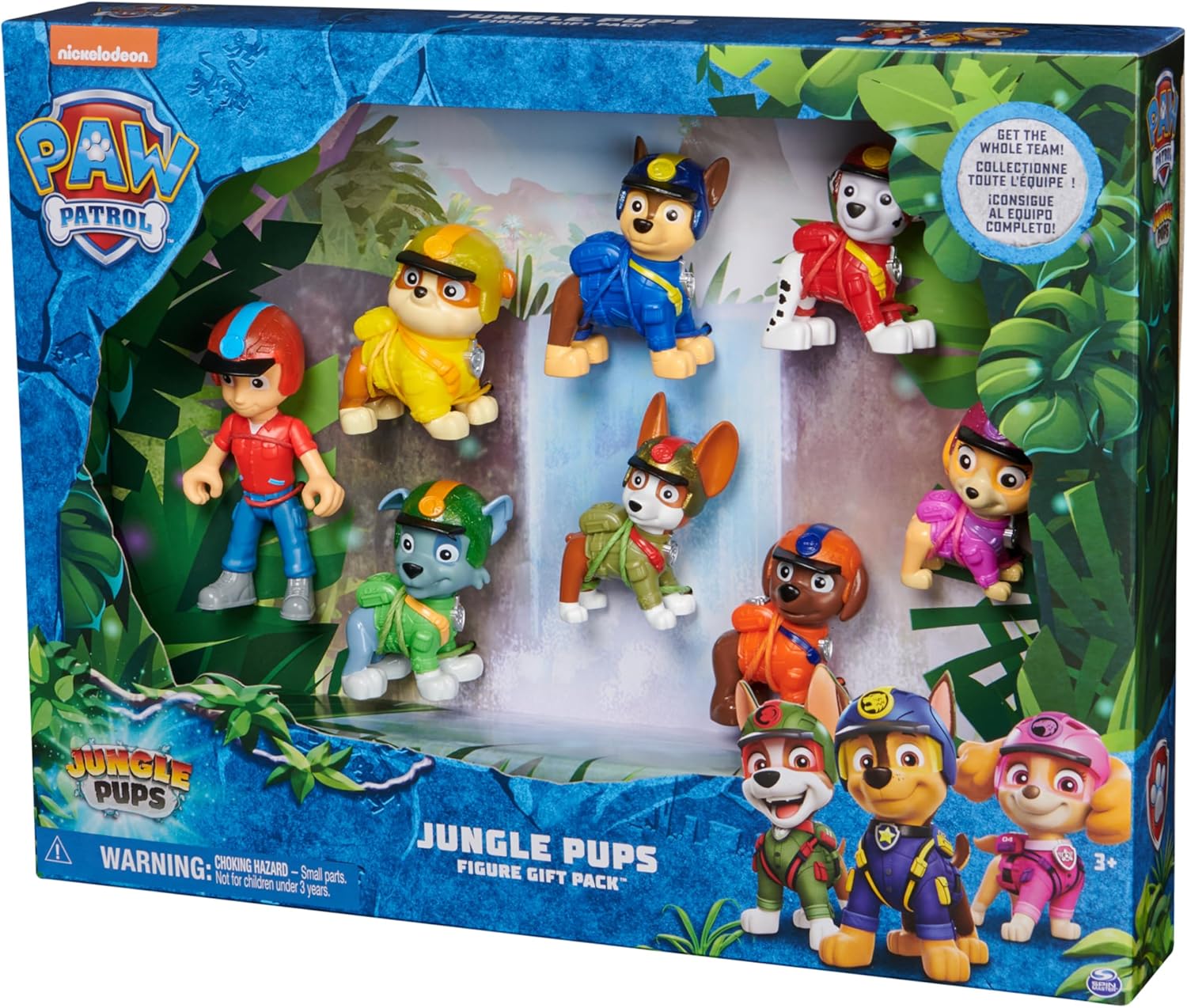 PAW Patrol: Jungle Pups Action Figures Gift Pack - 8 Collectible Figures for Kids 3+ 4