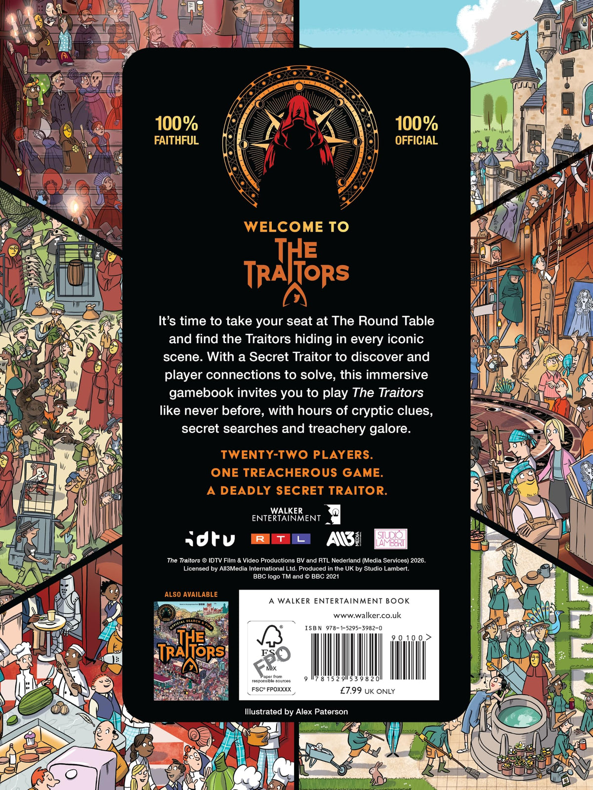 The Traitors Search and Find: Where's The Secret Traitor? Paperback - Ages 9+