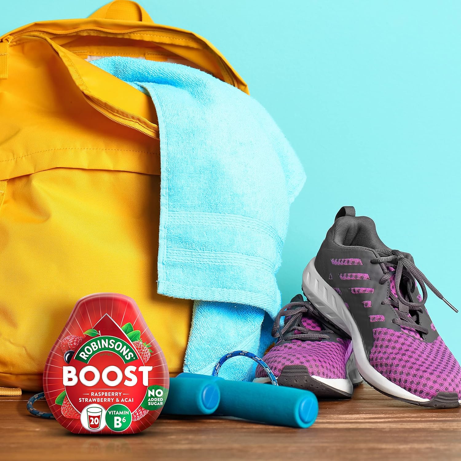 Robinsons Boost Benefit Drops Raspberry, Strawberry & Acai with Vitamin B6 – No Added Sugar Squash Concentrate 7