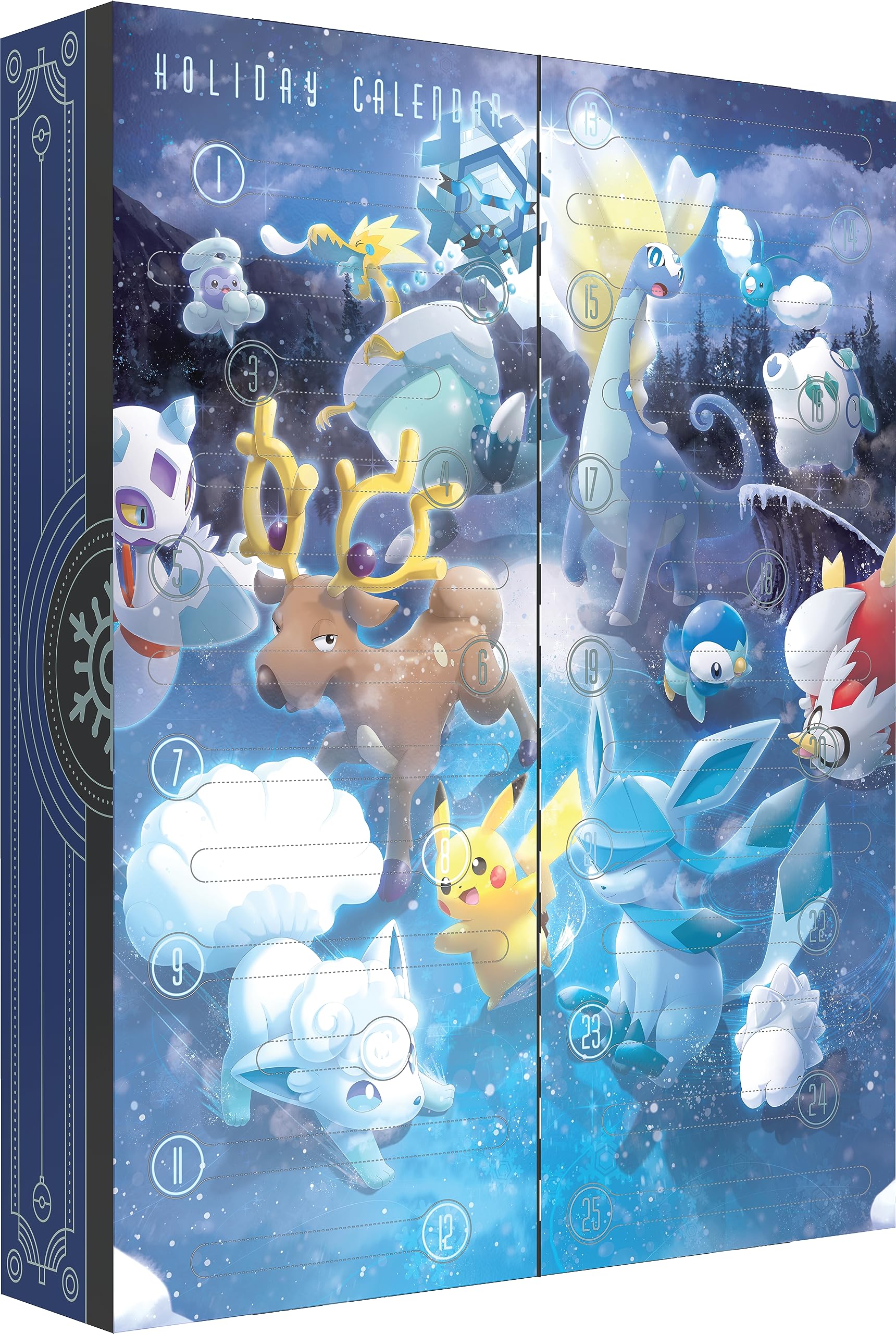 Pokémon TCG: Holiday Calendar – 25-Day Countdown with 8 Foil Promo Cards, 5 Booster Packs & More 3