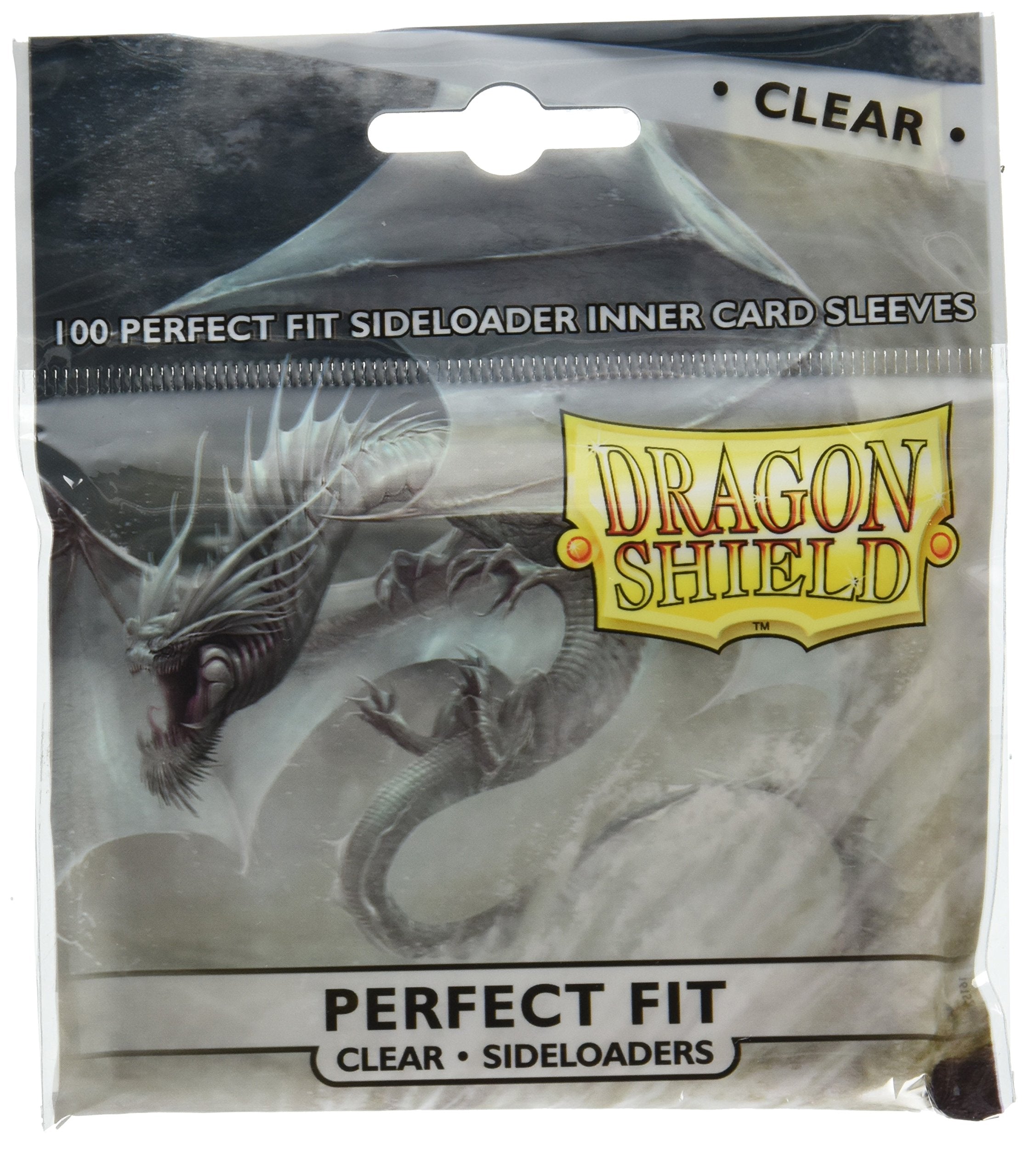 Dragon Shield AT-13101 Perfect Fit Sideloader Clear Sleeves | 100 Count | Polypropylene