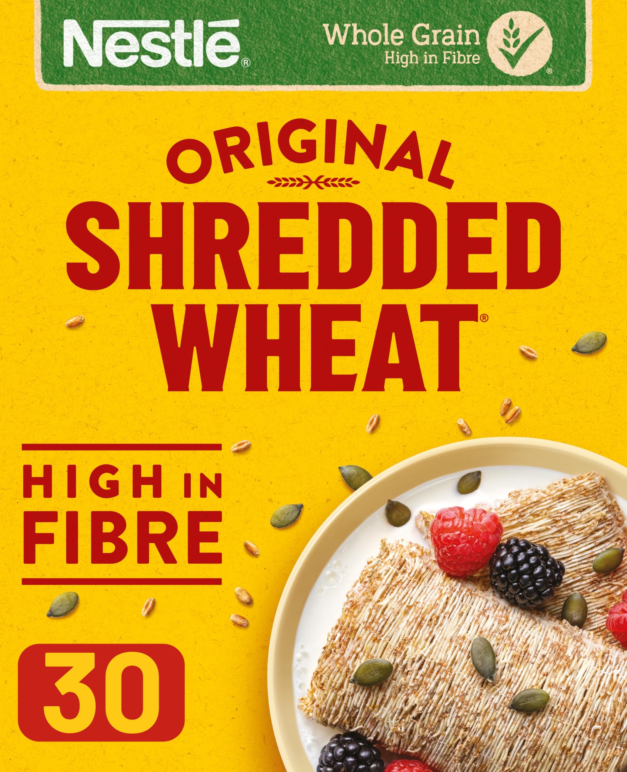 Nestlé 100% Shredded Wheat Cereal Biscuits - 100% Whole Grain Wheat | 675g