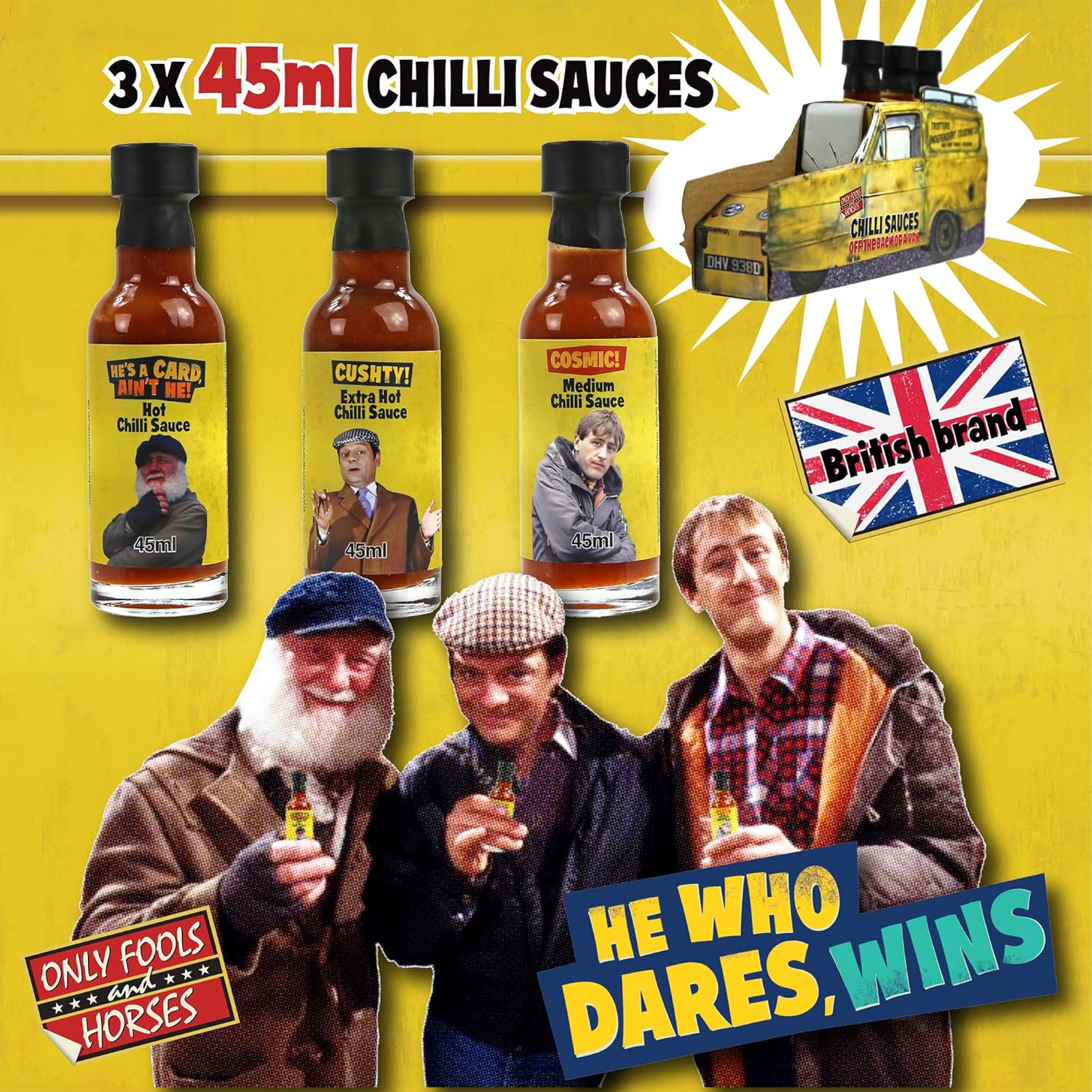 Kimm & Miller - Only Fools and Horses Chilli Sauce Gift Set 9