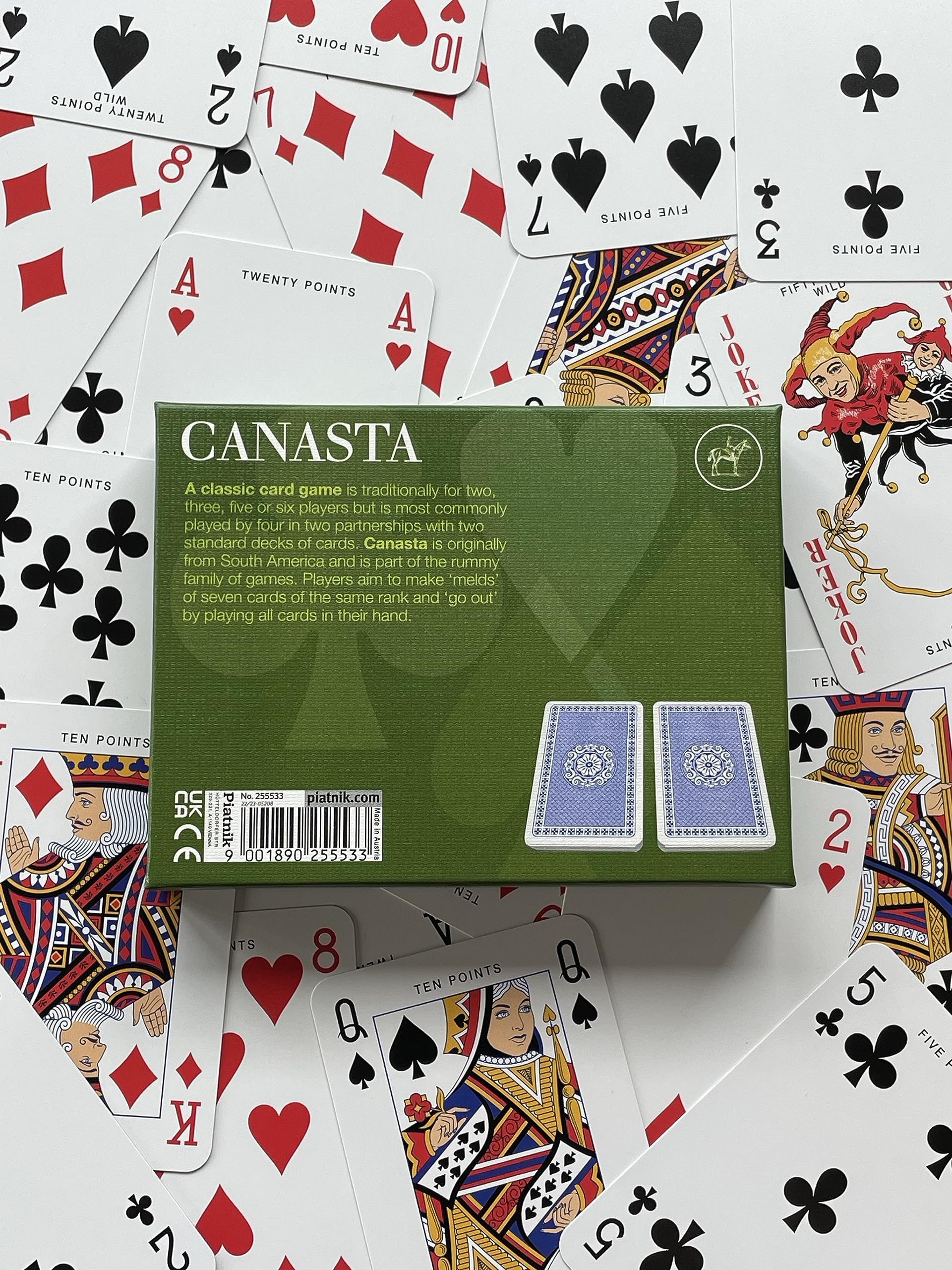 Piatnik Canasta Double Deck Playing Cards | Card Game Set 5