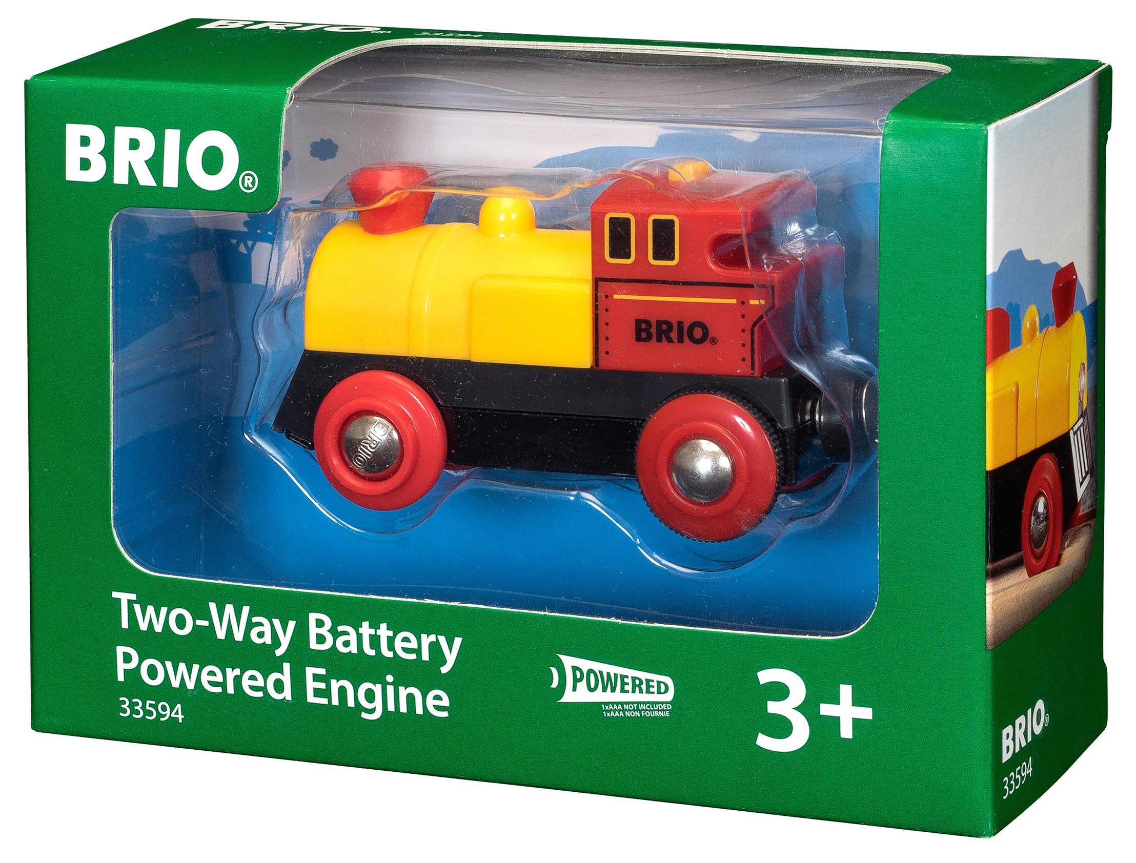 BRIO World Battery Powered Engine Train - Multi-Color, Ages 3+ 7