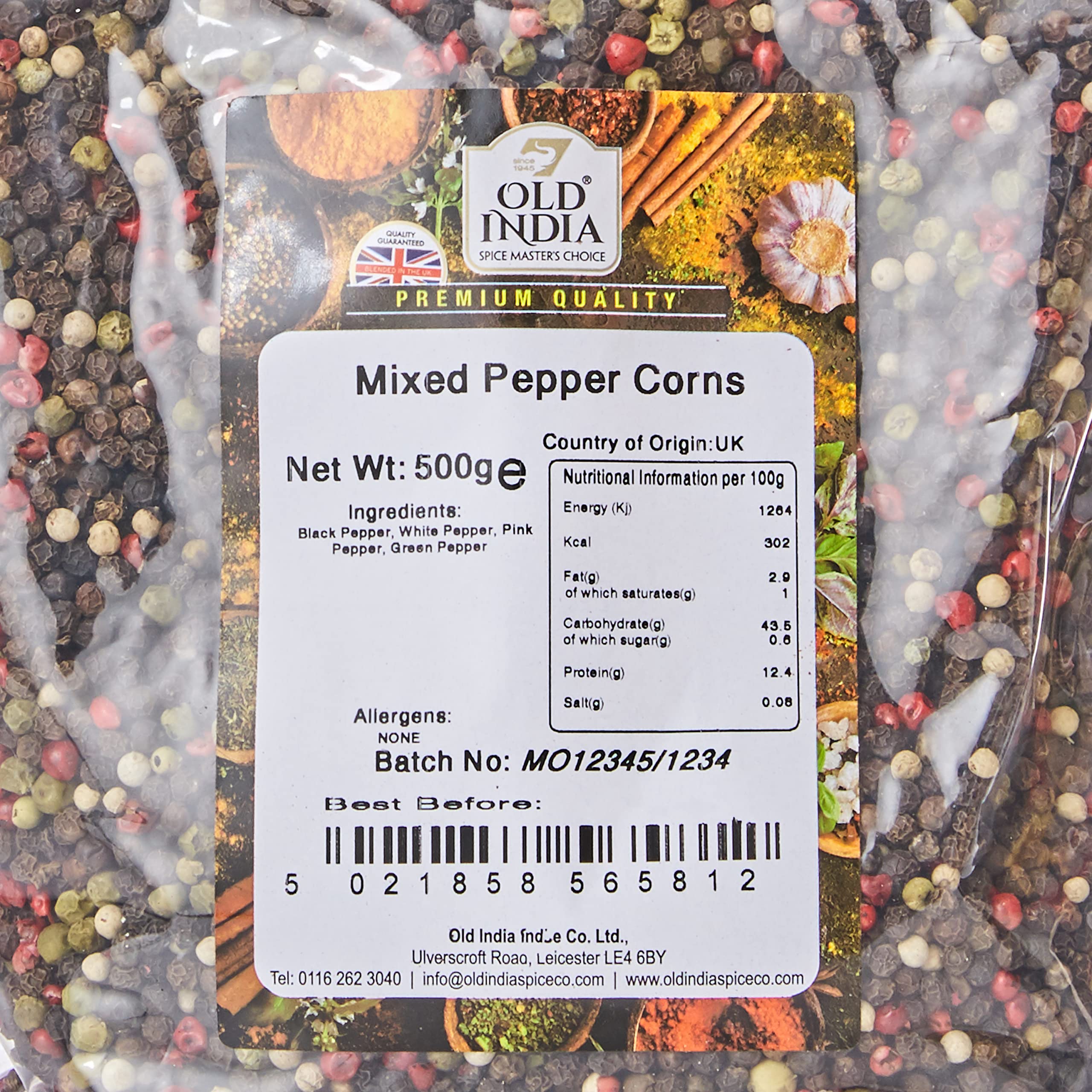 Old India Mixed Pepper Corns 500 g 3