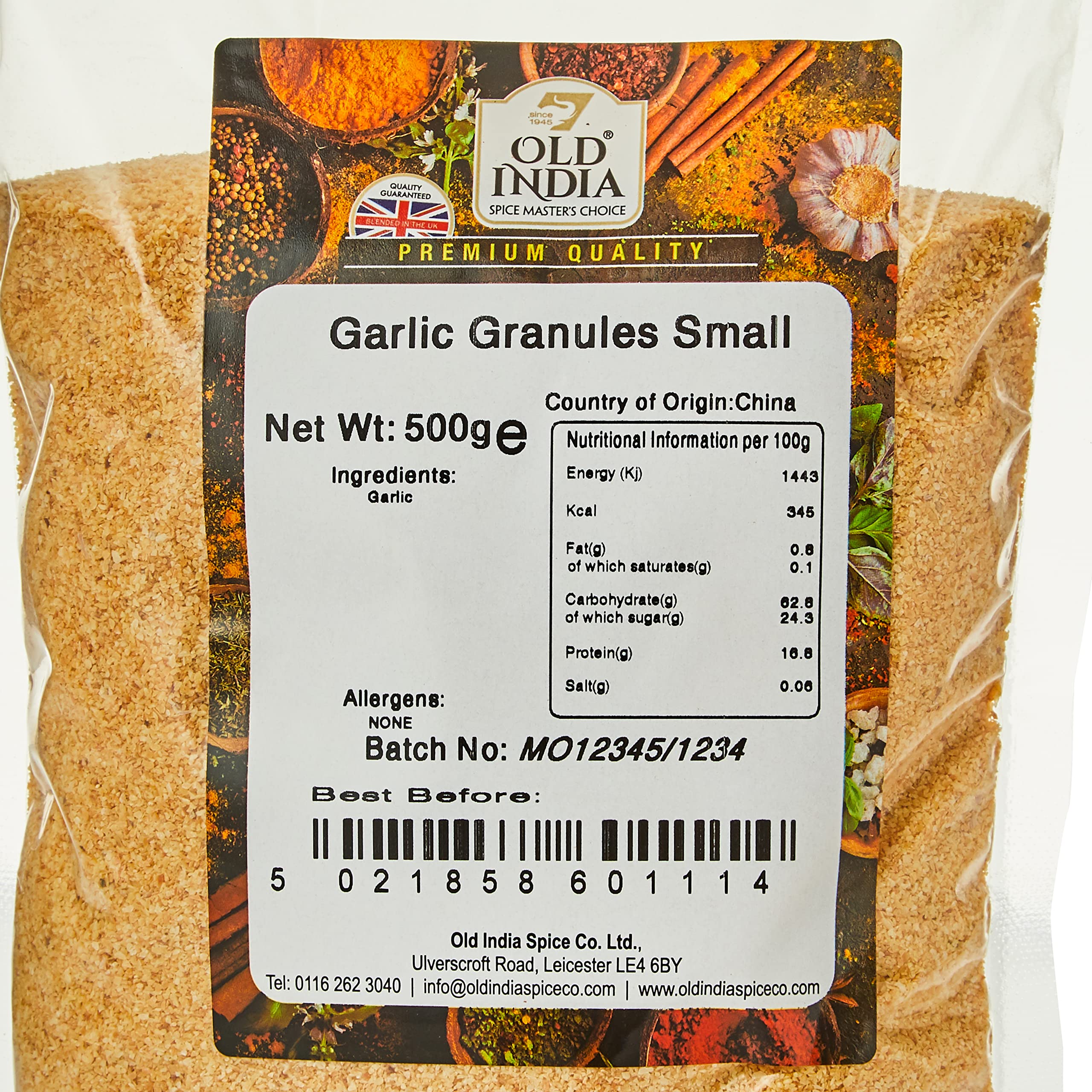 Old India Garlic Granules 500g - Natural Garlic Seasoning for Cooking 3