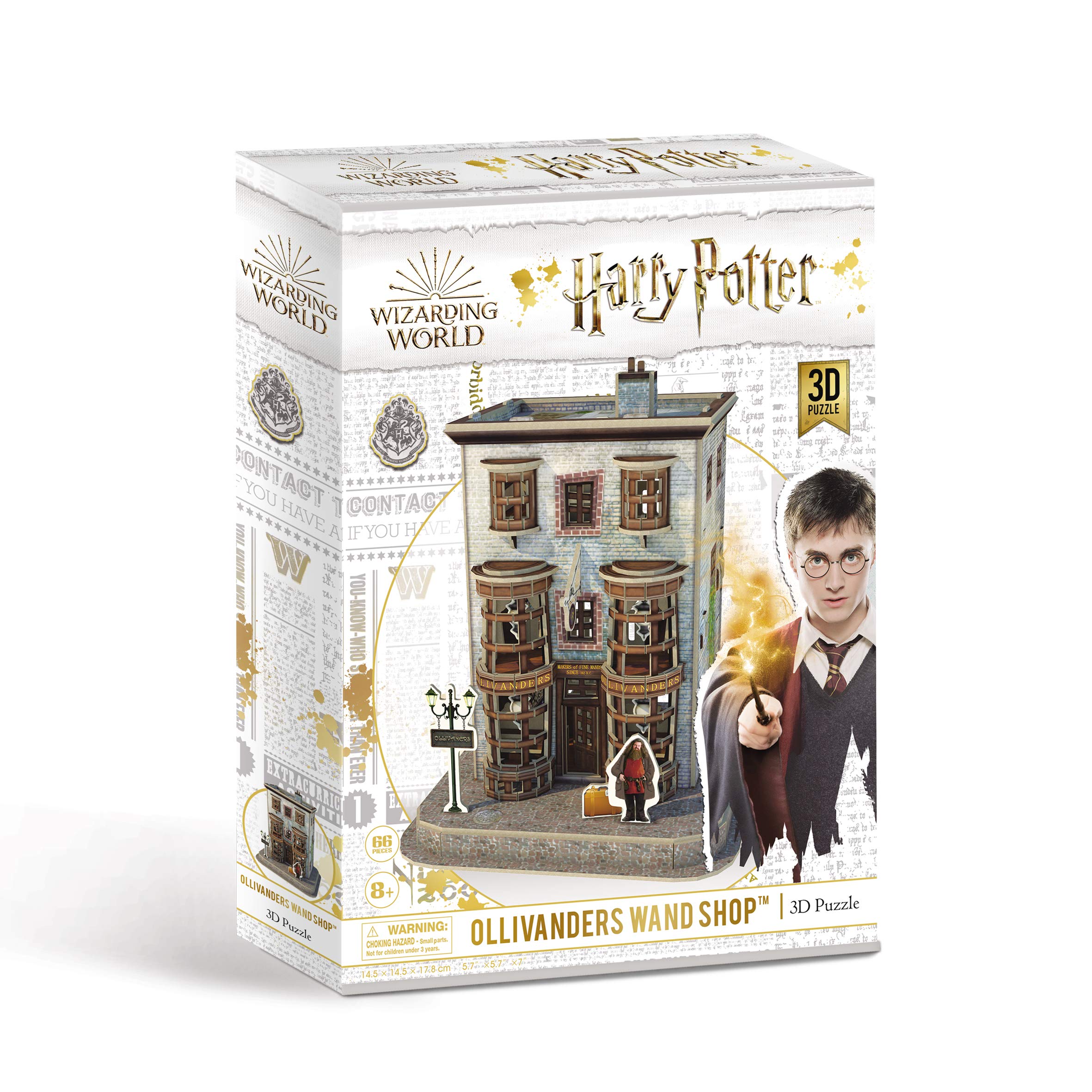 Harry Potter Ollivanders Wand Shop 3D Puzzle - 66-Piece Foam Model for Ages 8+ 7