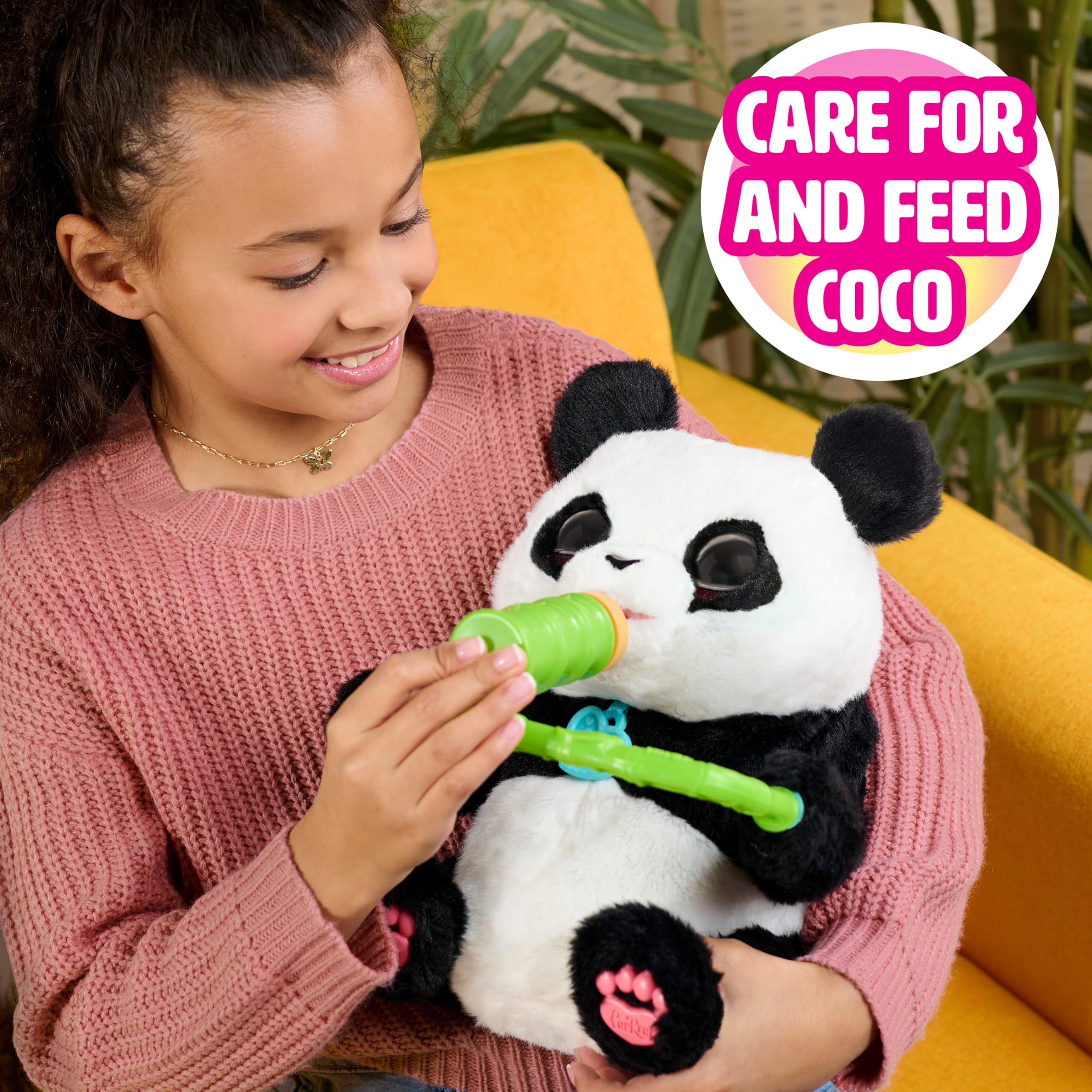 furReal Coco the Tumbling Panda - Interactive Plush Toy for Kids Ages 4+ 6