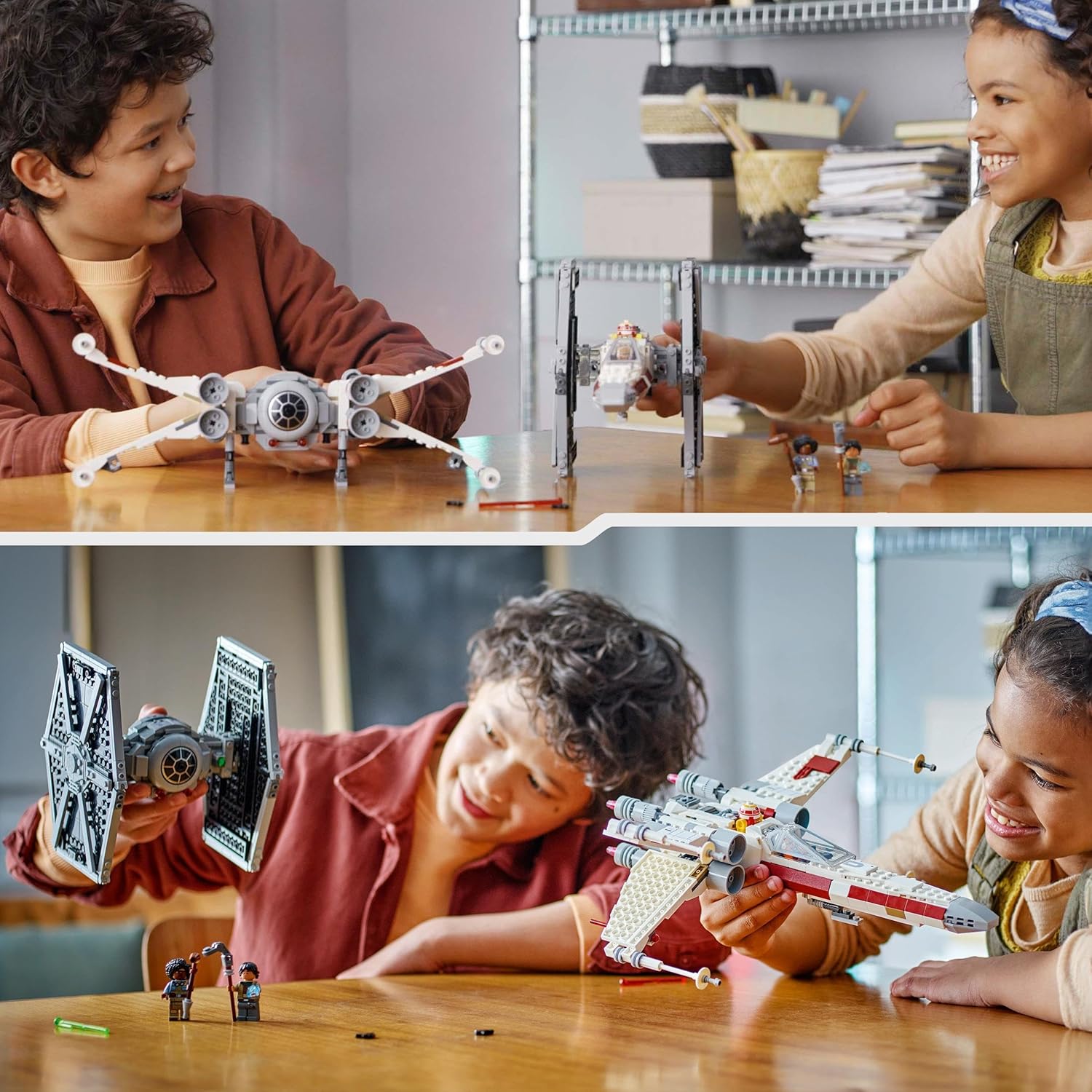 LEGO Star Wars TIE Fighter & X-Wing Mash-up Set - Rebuildable Starfighter Building Toy for Ages 9+ 7