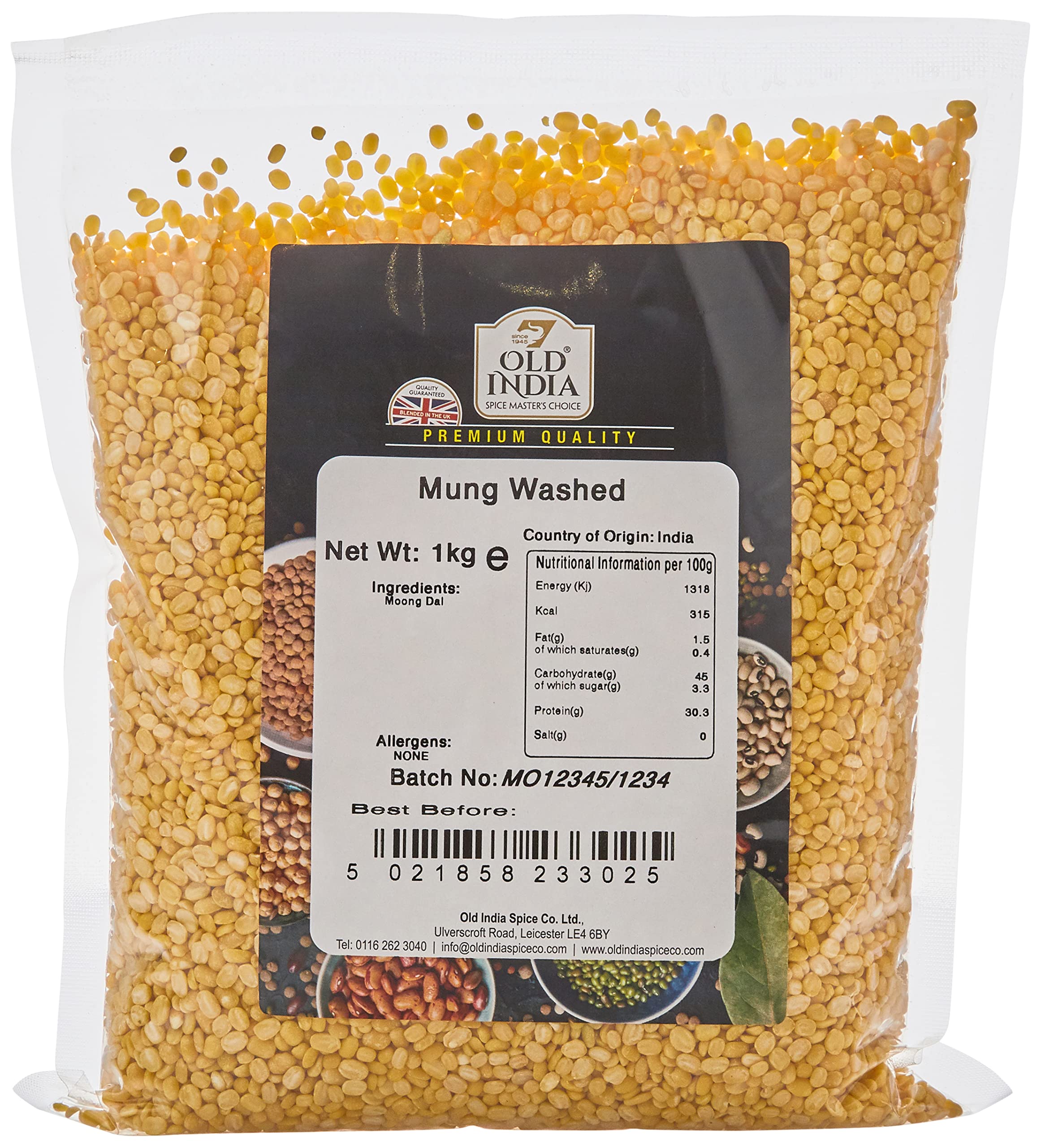 Old India Mung Washed 1kg
